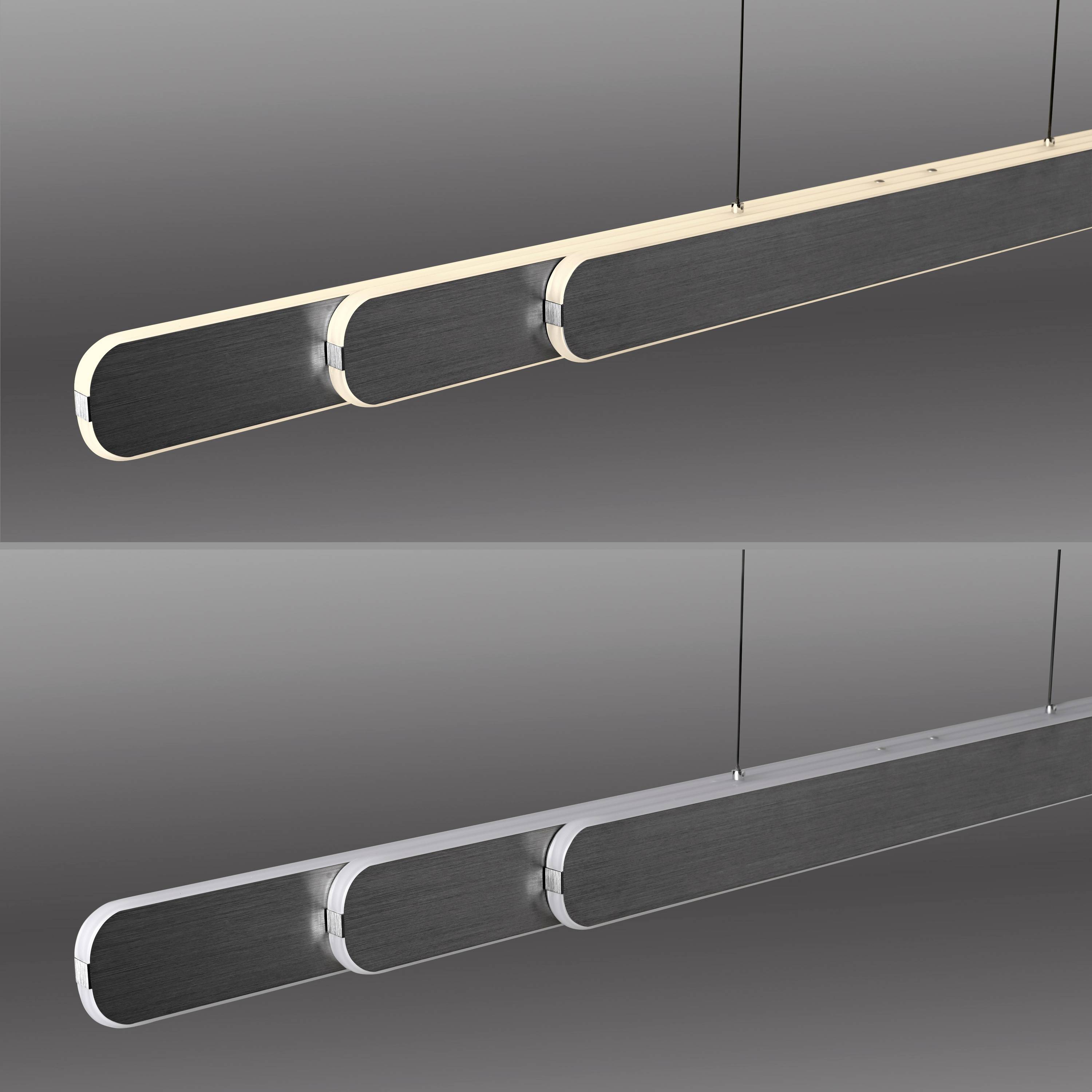 Paul Neuhaus ADRIANA ROUND 2577-18 LED-Pendelleuchte LED LED fest eingebaut 48W Schwarz