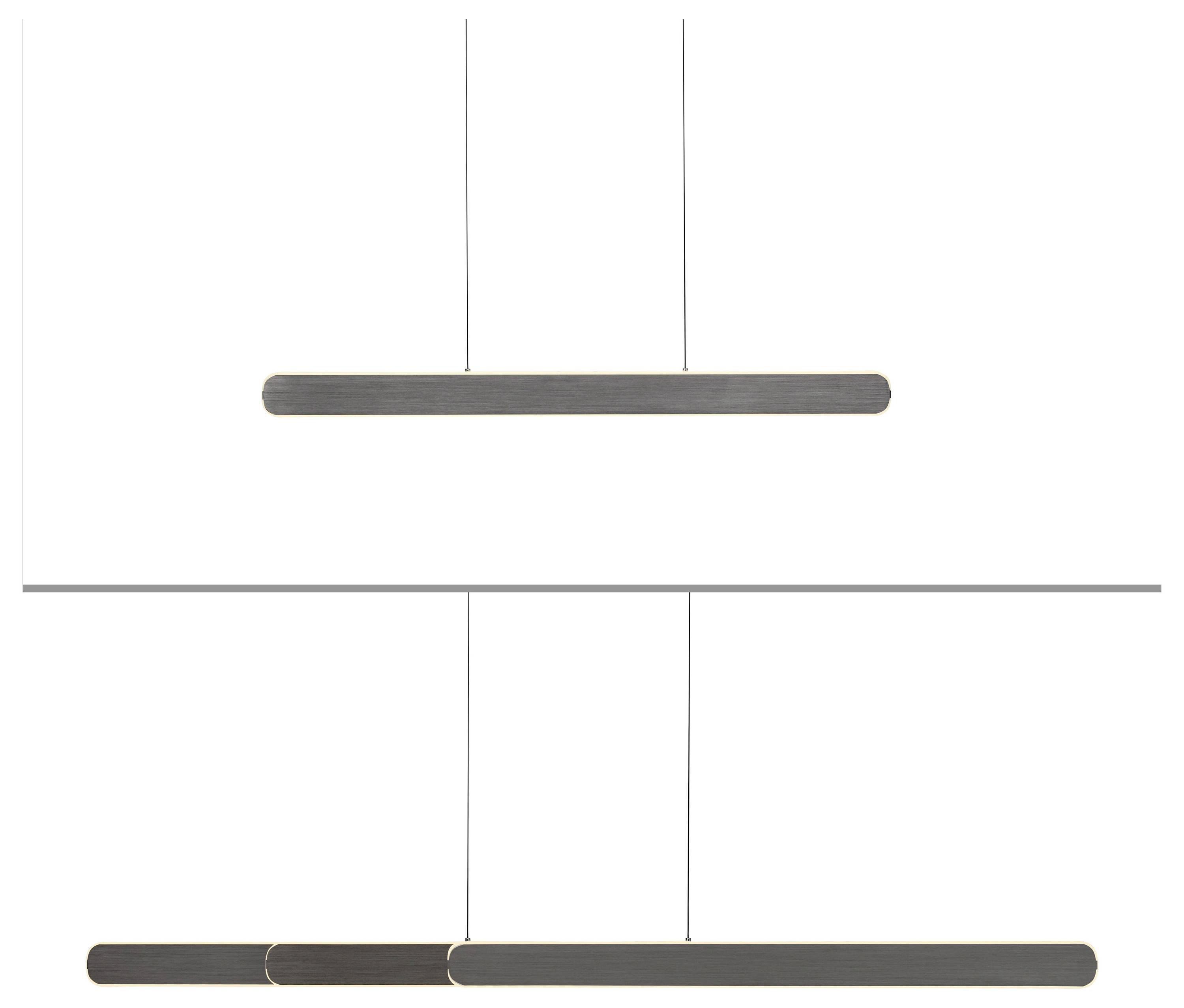 Paul Neuhaus ADRIANA ROUND 2577-18 LED-Pendelleuchte LED LED fest eingebaut 48W Schwarz