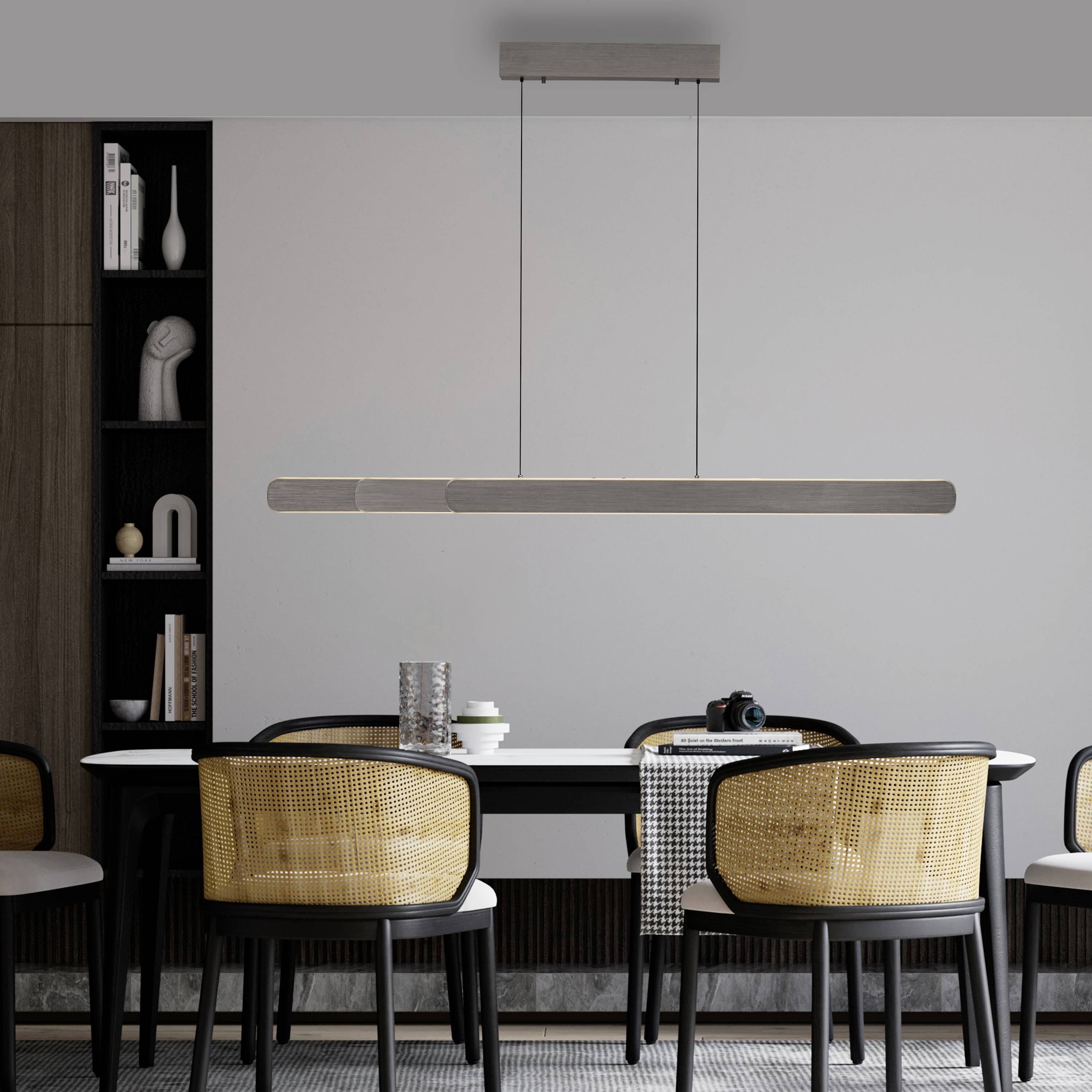 Paul Neuhaus ADRIANA ROUND 2577-34 LED-Pendelleuchte LED LED fest eingebaut 48W Dunkelbraun