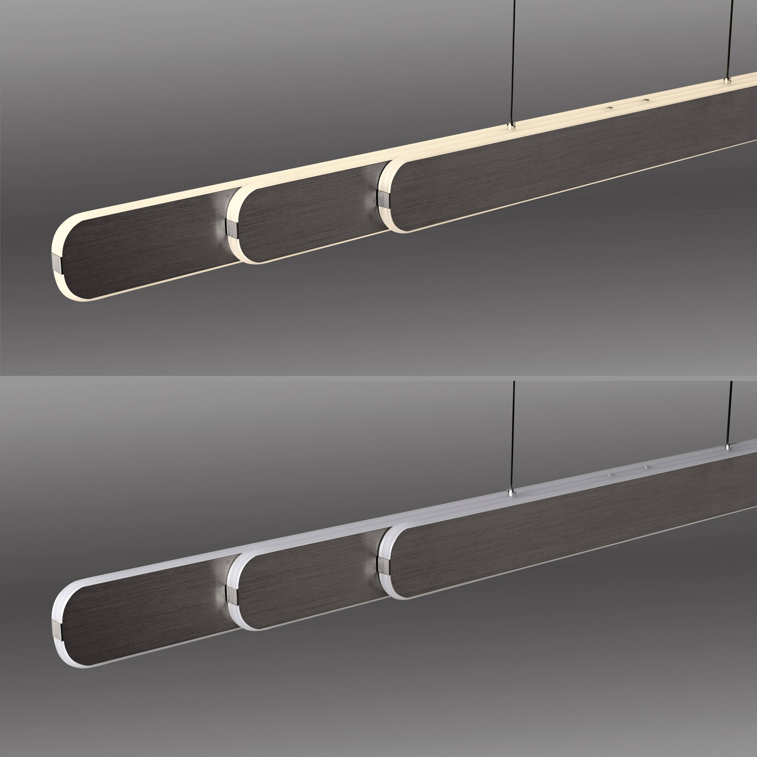 Paul Neuhaus ADRIANA ROUND 2577-34 LED-Pendelleuchte LED LED fest eingebaut 48W Dunkelbraun