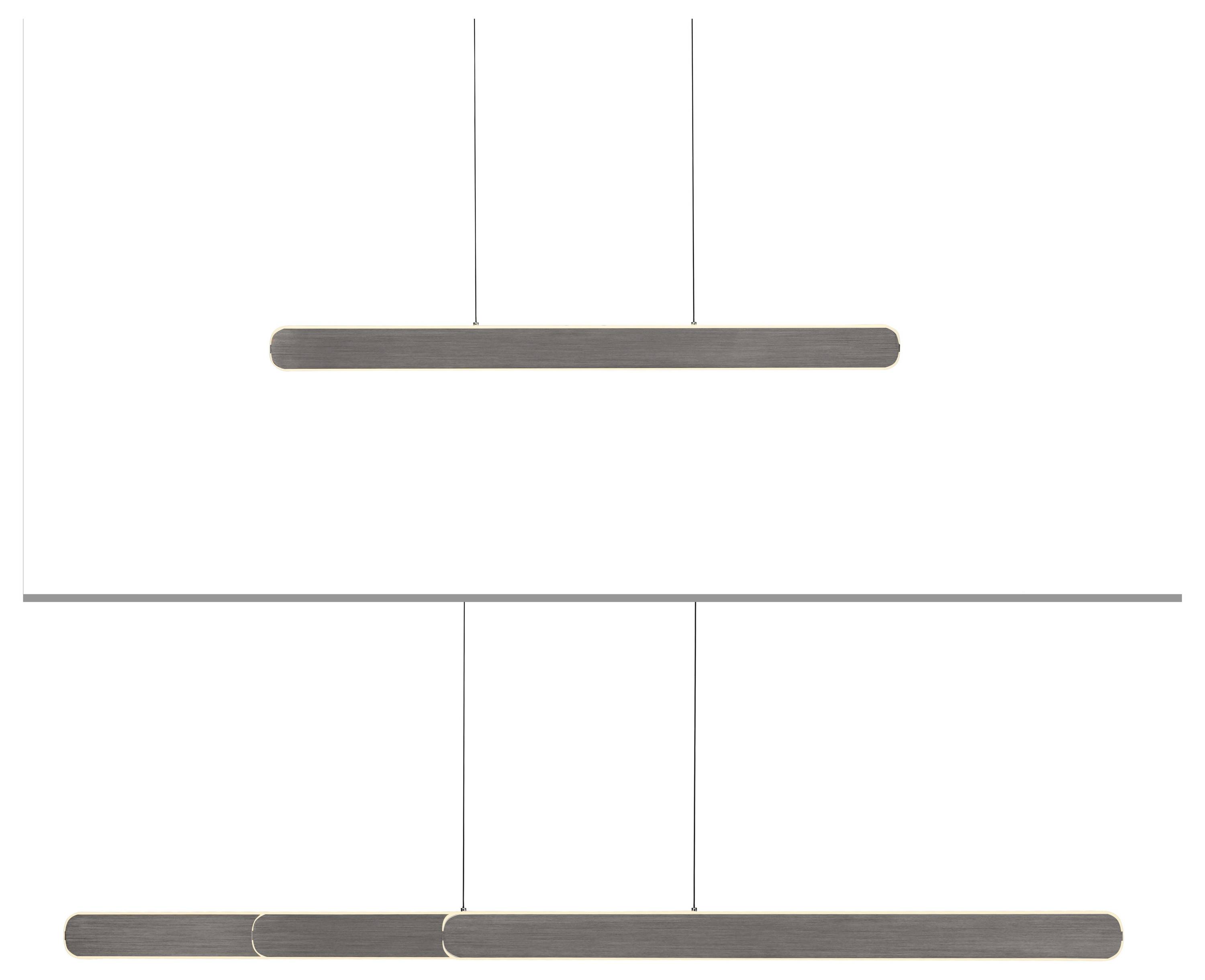 Paul Neuhaus ADRIANA ROUND 2577-34 LED-Pendelleuchte LED LED fest eingebaut 48W Dunkelbraun