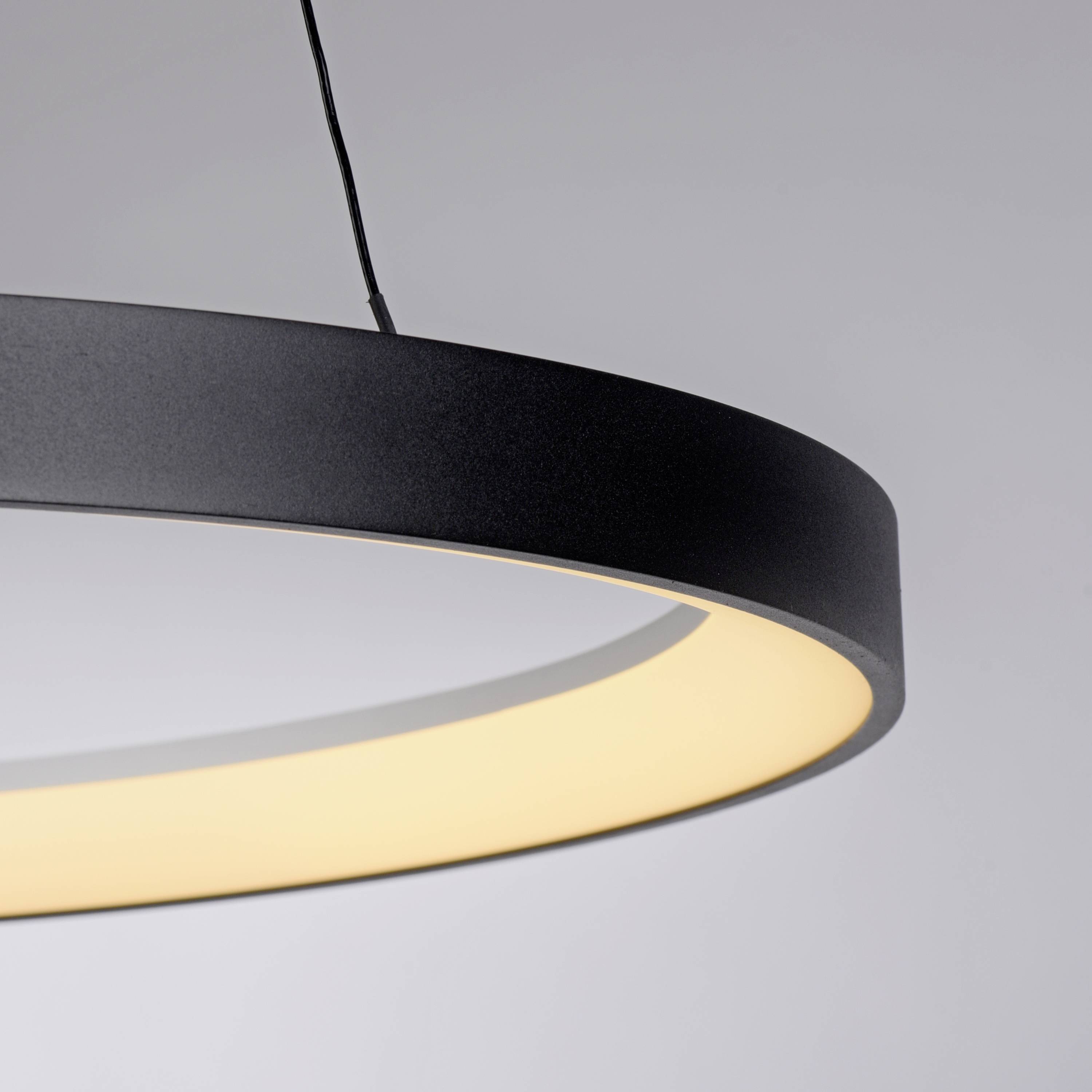 Paul Neuhaus HOOP 2851-18 LED-Pendelleuchte LED LED fest eingebaut 37W Schwarz