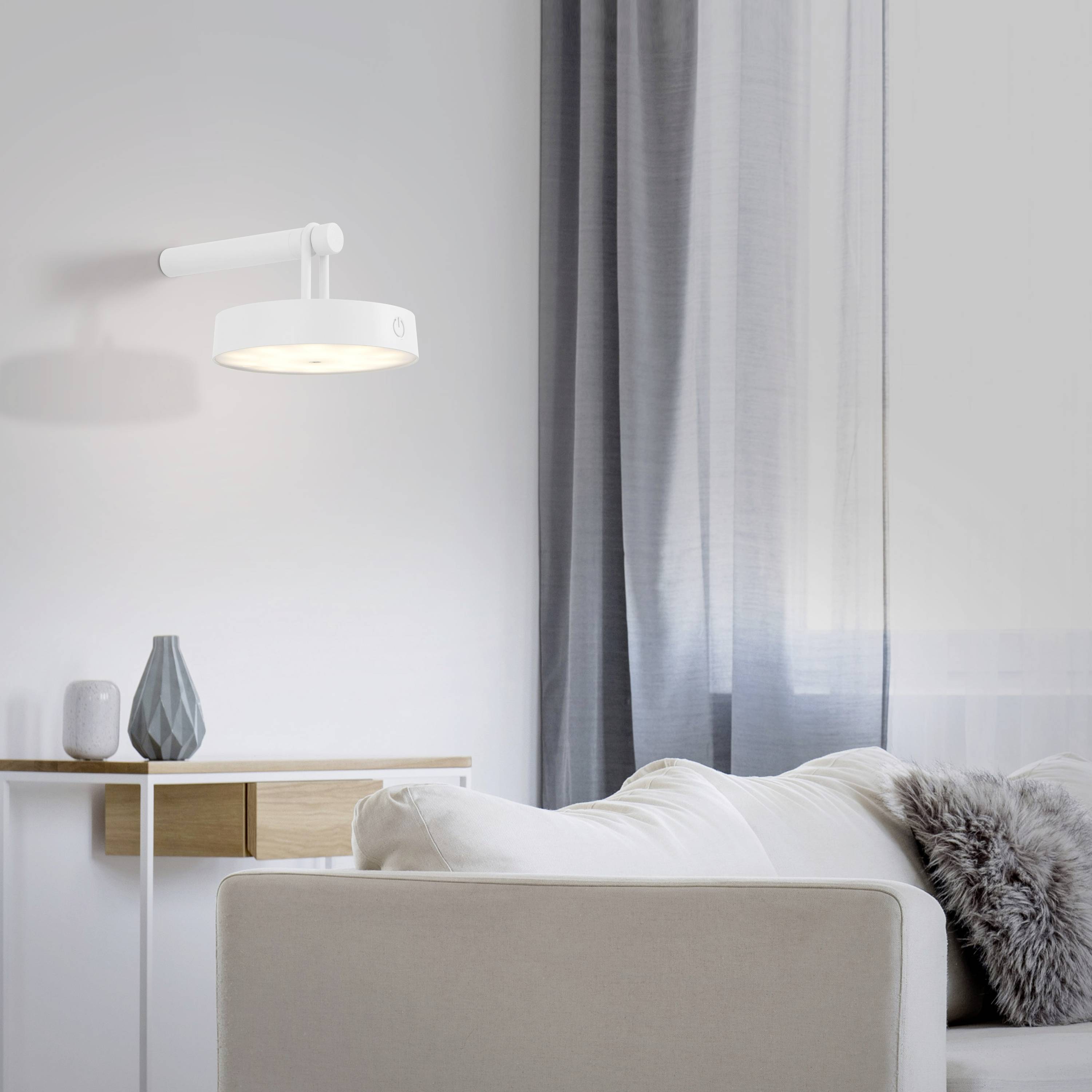 Just Light ARMA 19312-16 LED-Wandleuchte LED fest eingebaut 1.5W LED Weiß