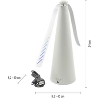 Just Light SWAT 86208-16 Insektenvertreiber Abschreckung 0.6W (Ø x H) 40cm x 24cm Weiß 1St. Just Light SWAT 86208-16 Insektenvertreiber Abschreckung 0.6W (Ø x H) 40cm x 24cm Weiß 1St.