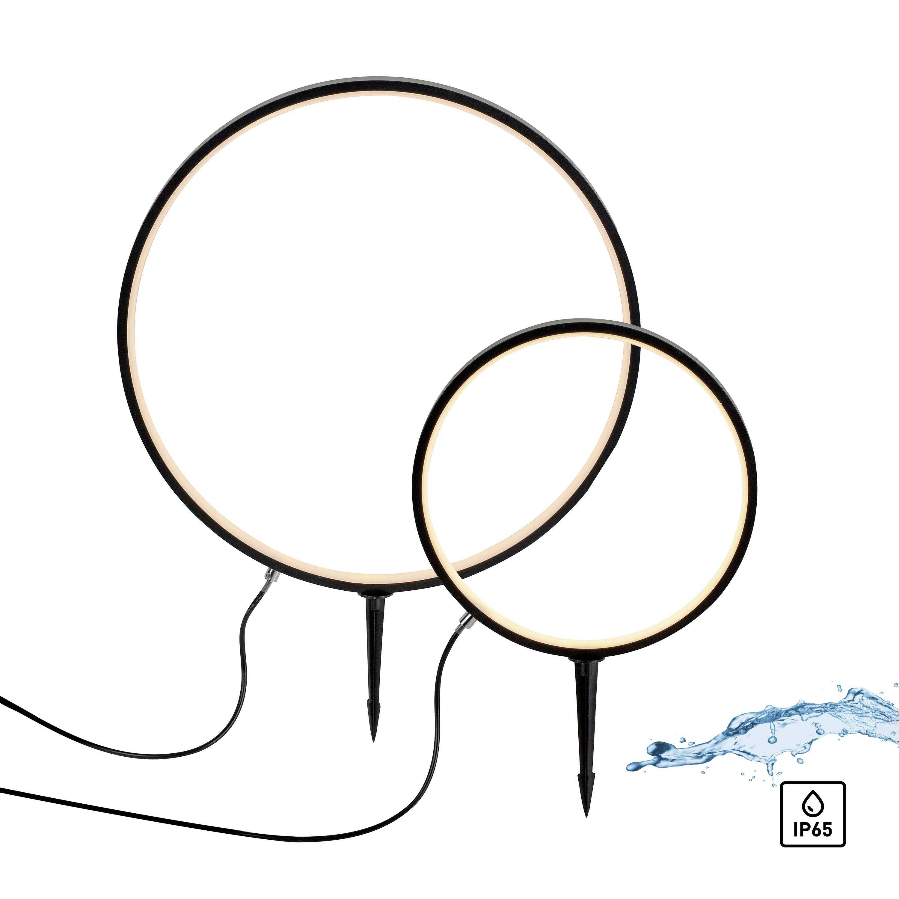 Just Light 1951X-SET ZIRKULU LED-Gartenleuchte LED LED fest eingebaut 5.3W