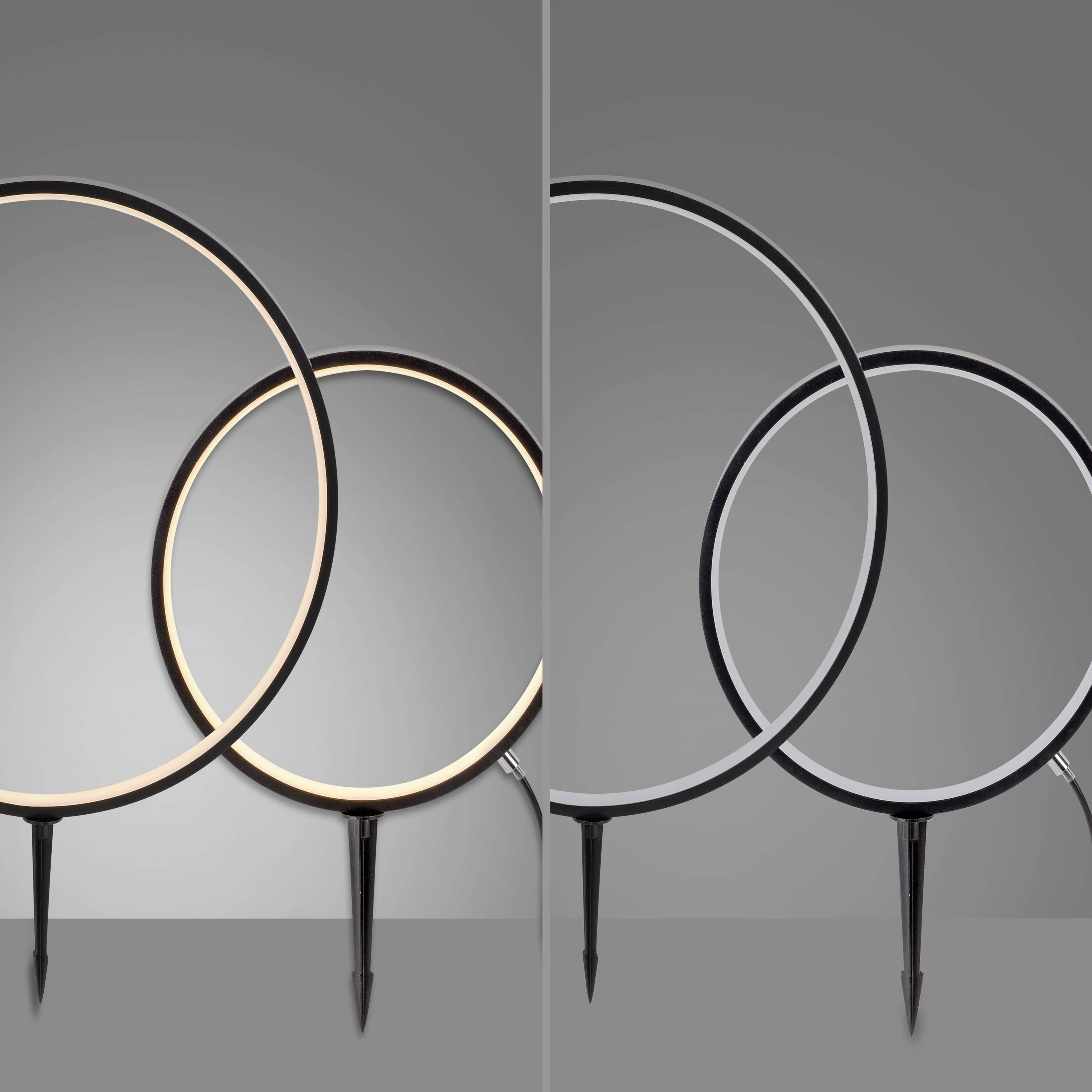 Just Light 1951X-SET ZIRKULU LED-Gartenleuchte LED LED fest eingebaut 5.3W