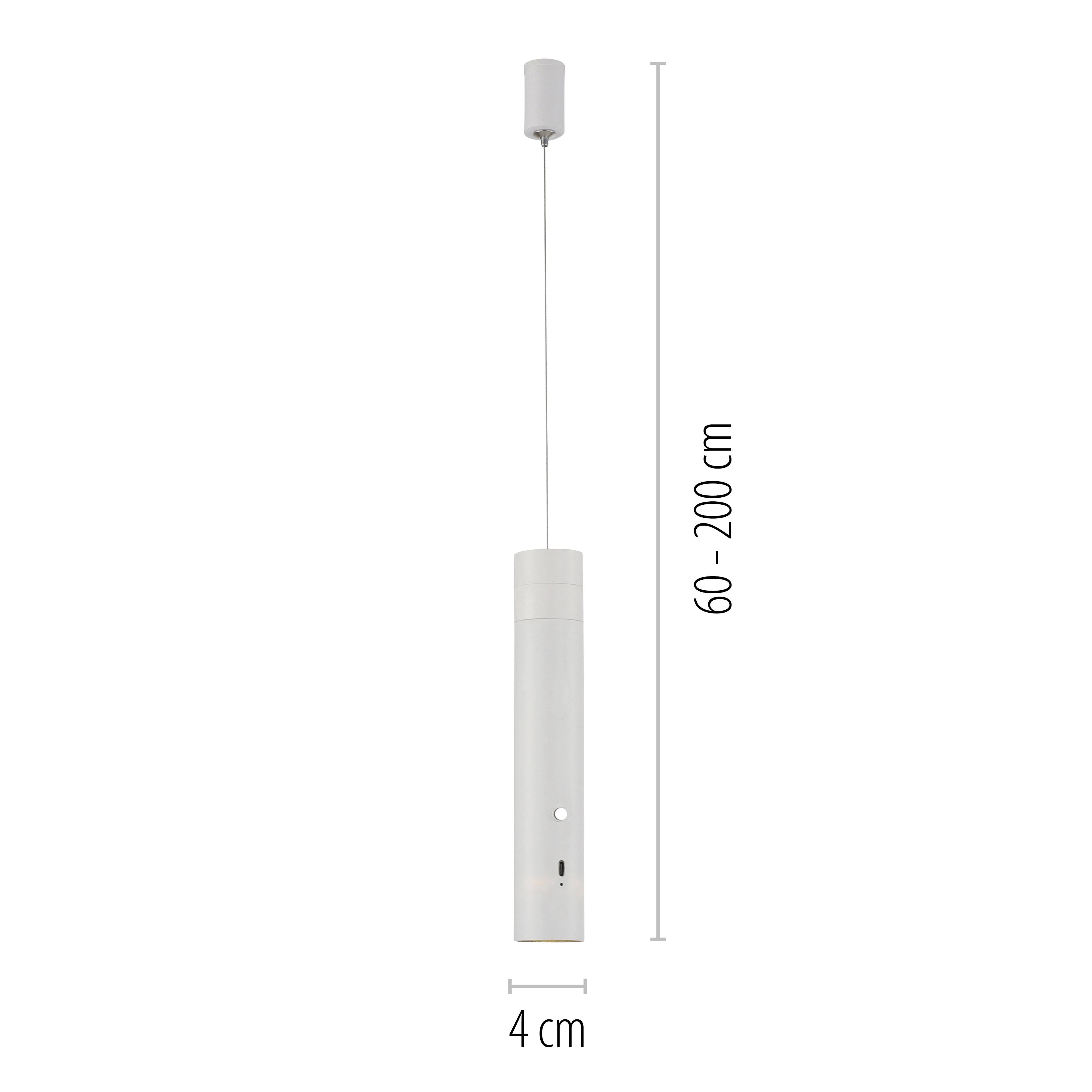 Just Light ATTACH 18281-16 LED-Pendelleuchte LED LED fest eingebaut 3W Weiß