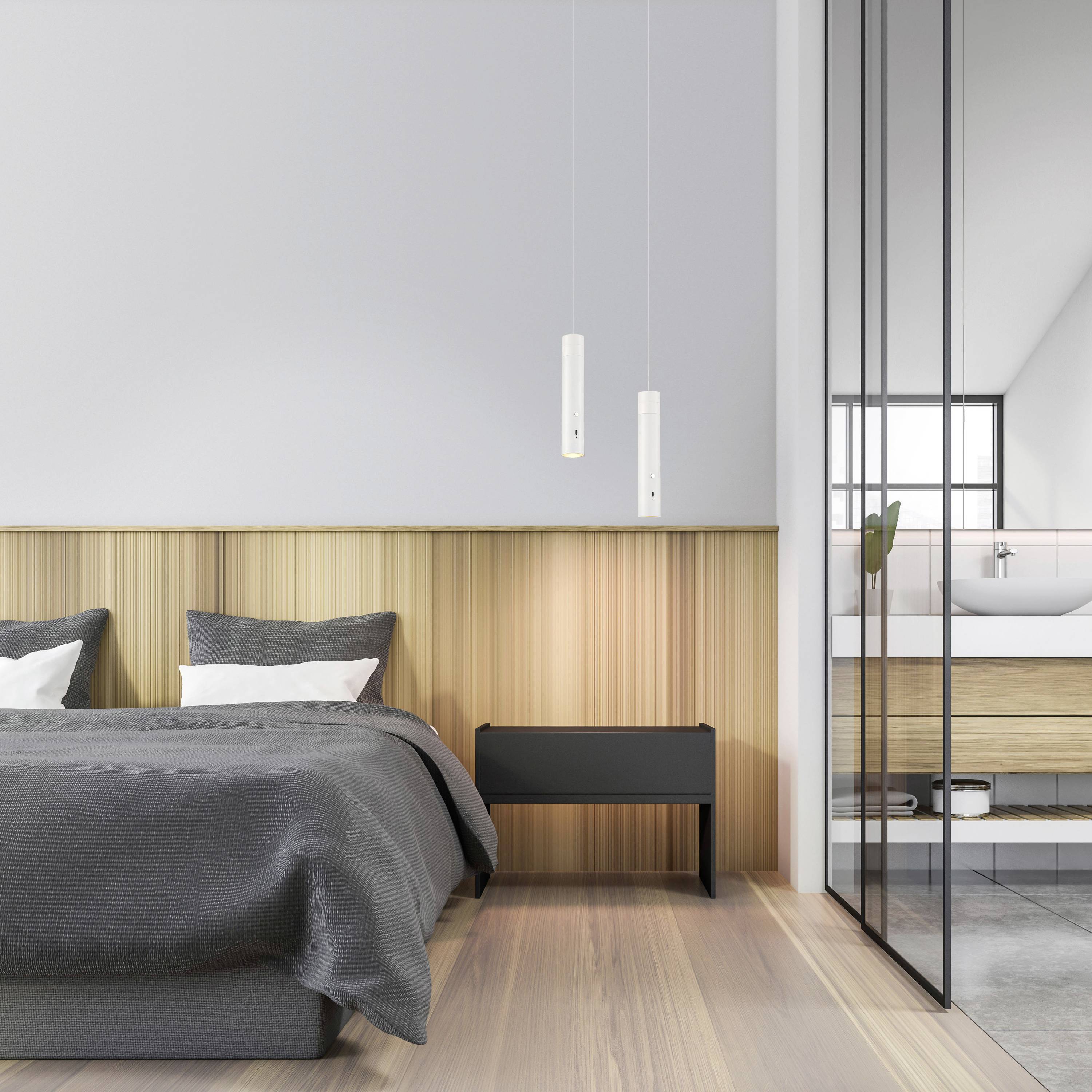 Just Light ATTACH 18281-16 LED-Pendelleuchte LED LED fest eingebaut 3W Weiß