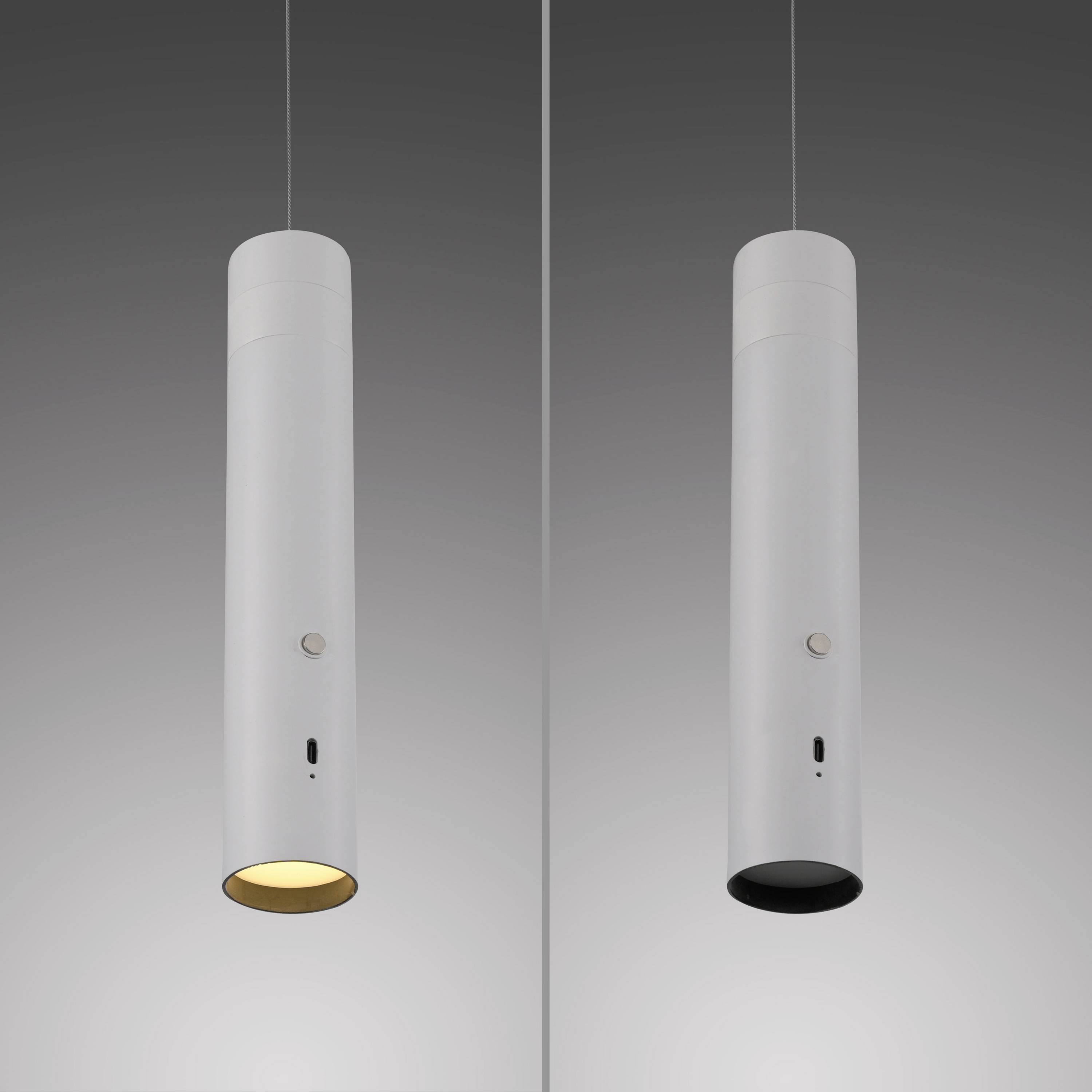 Just Light ATTACH 18281-16 LED-Pendelleuchte LED LED fest eingebaut 3W Weiß