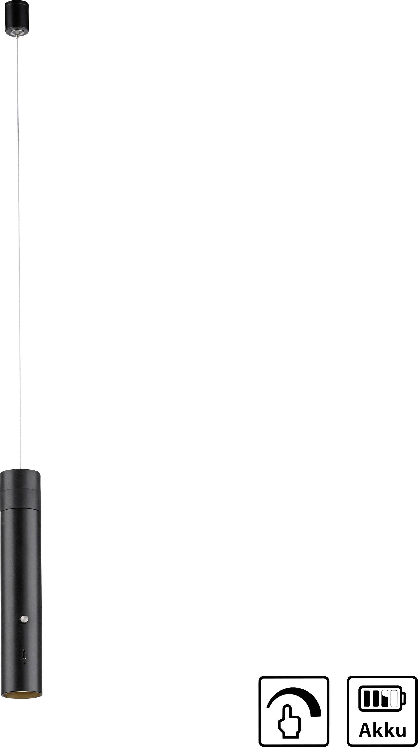 Just Light ATTACH 18281-18 LED-Pendelleuchte LED LED fest eingebaut 3W Schwarz