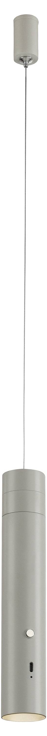 Just Light ATTACH 18281-40 LED-Pendelleuchte LED LED fest eingebaut 3W Greige