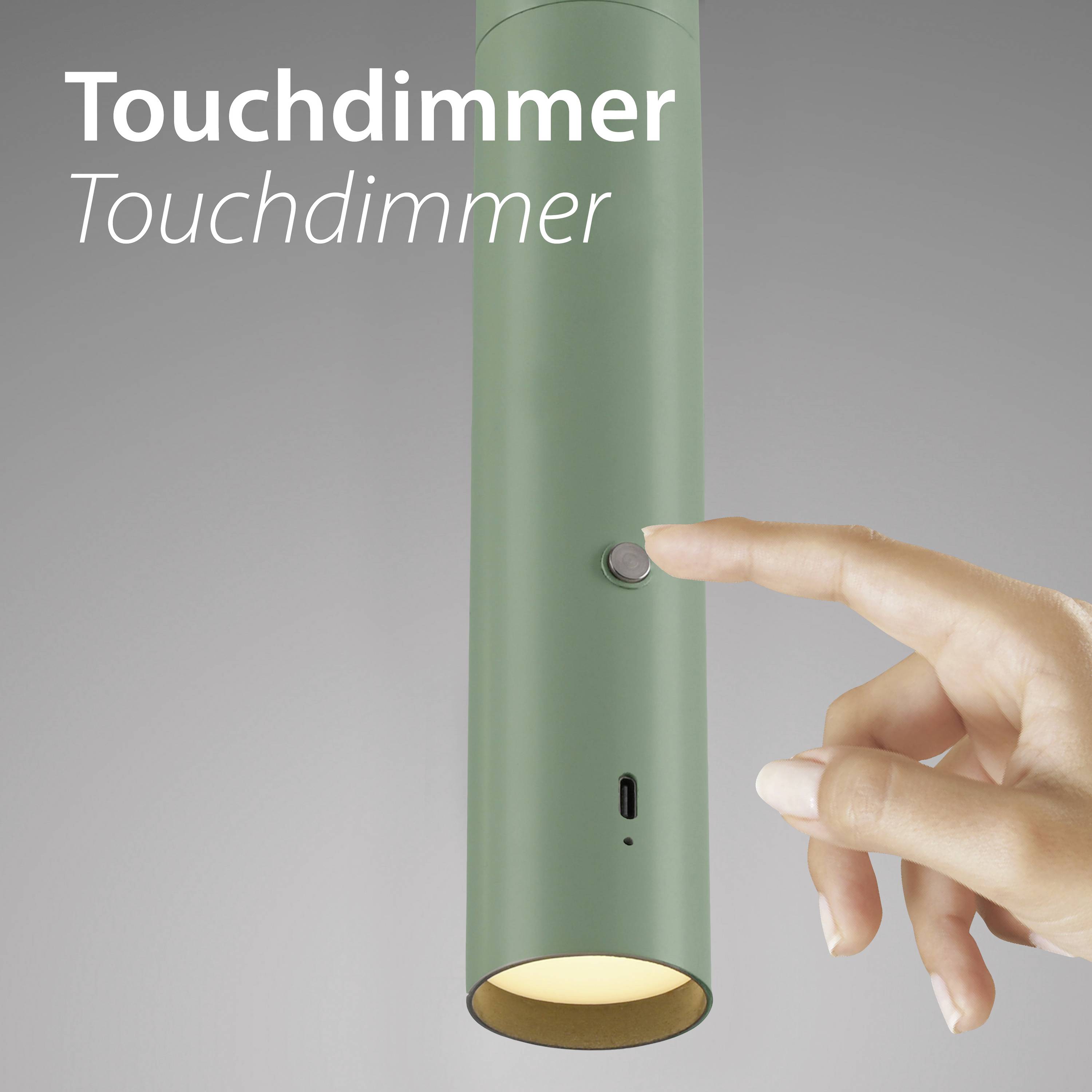 Just Light ATTACH 18281-43 LED-Pendelleuchte LED LED fest eingebaut 3W Grün