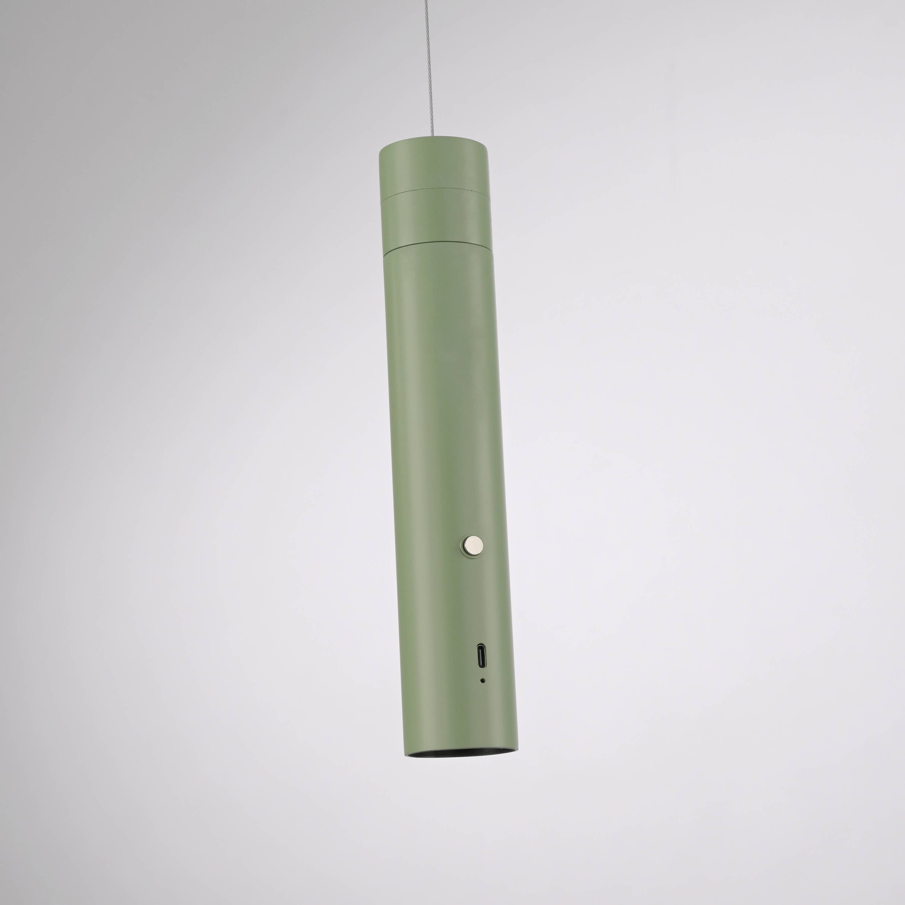 Just Light ATTACH 18281-43 LED-Pendelleuchte LED LED fest eingebaut 3W Grün