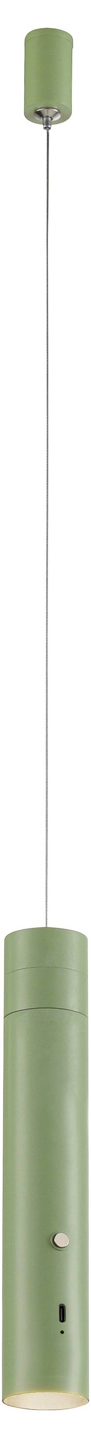 Just Light ATTACH 18281-43 LED-Pendelleuchte LED LED fest eingebaut 3W Grün