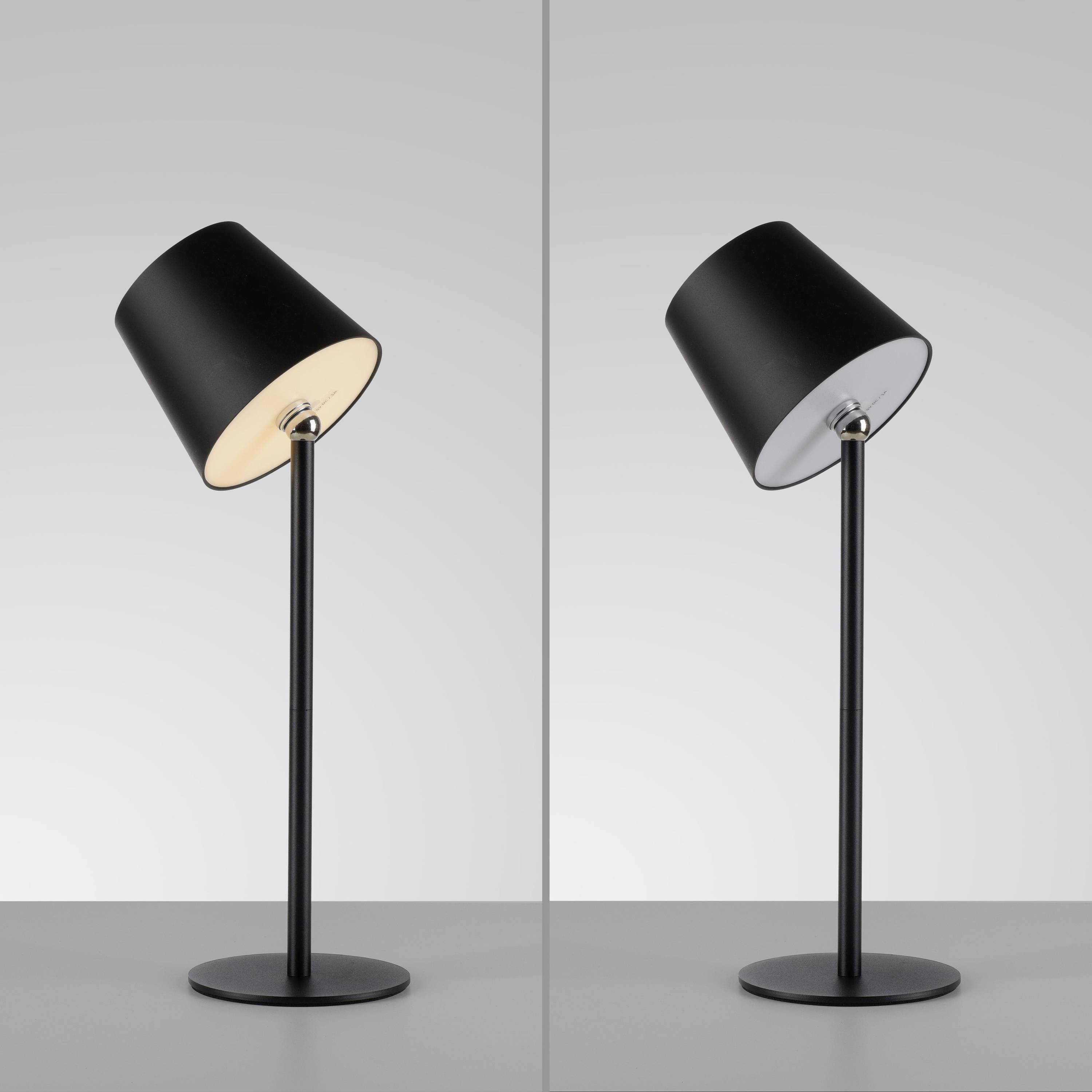 Just Light BOTERIA 19251-18 Akku-Tischlampe LED LED fest eingebaut 2.5W Schwarz