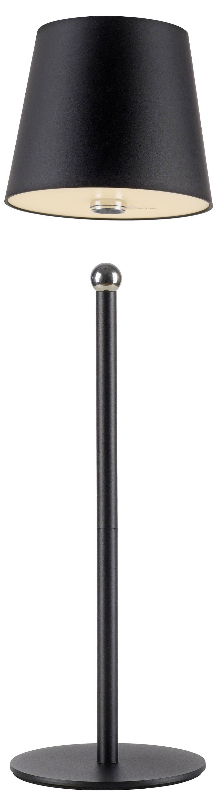 Just Light BOTERIA 19251-18 Akku-Tischlampe LED LED fest eingebaut 2.5W Schwarz