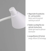 Just Light PIXIE 11249-16 LED-Stehlampe LED LED fest eingebaut 4.5W Weiß Just Light PIXIE 11249-16 LED-Stehlampe LED LED fest eingebaut 4.5W Weiß