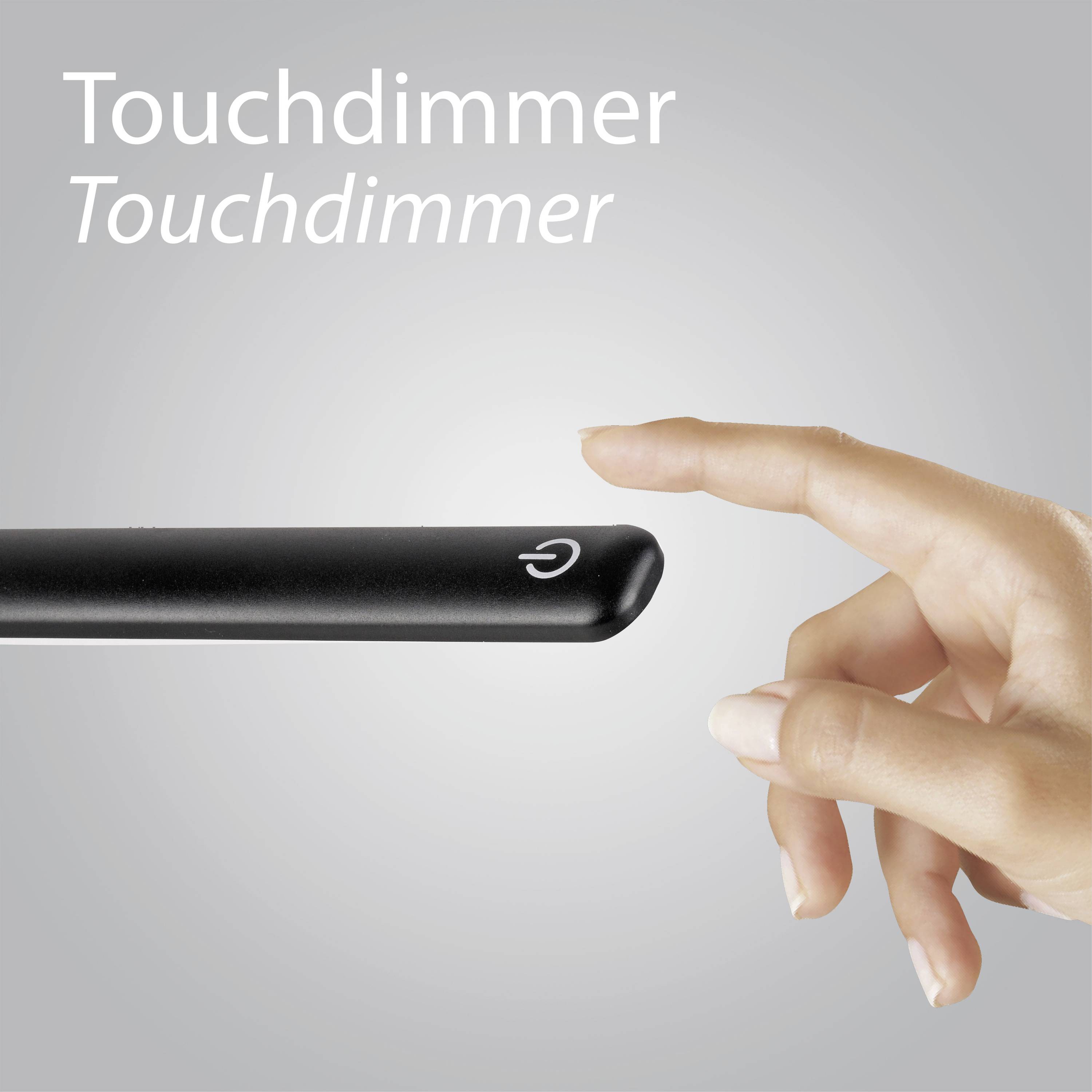 Just Light ELLY 11030-18 LED-Tischlampe LED LED fest eingebaut 6W Schwarz