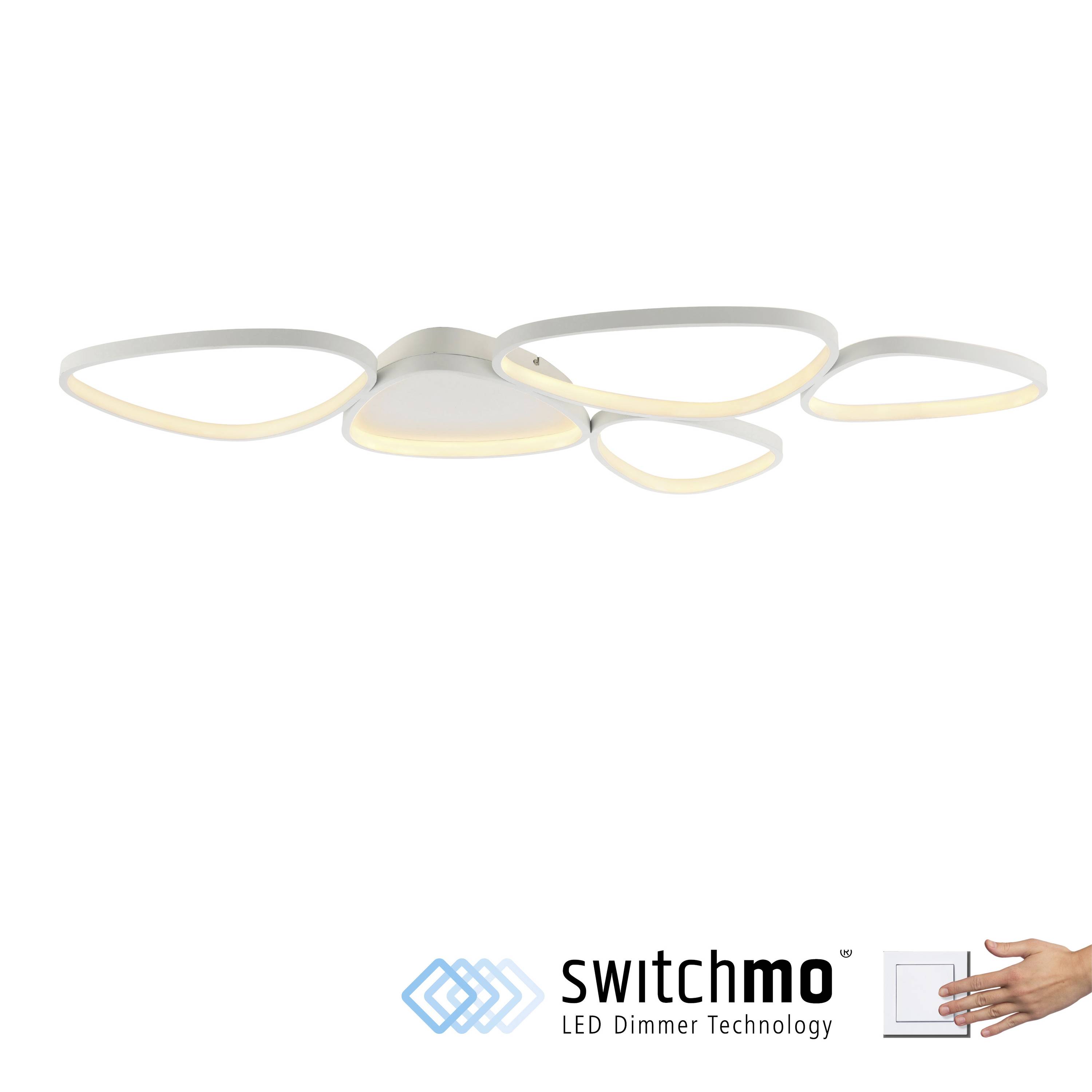 Just Light 14045-16 PEBBLES LED-Deckenleuchte LED LED fest eingebaut 42W Weiß