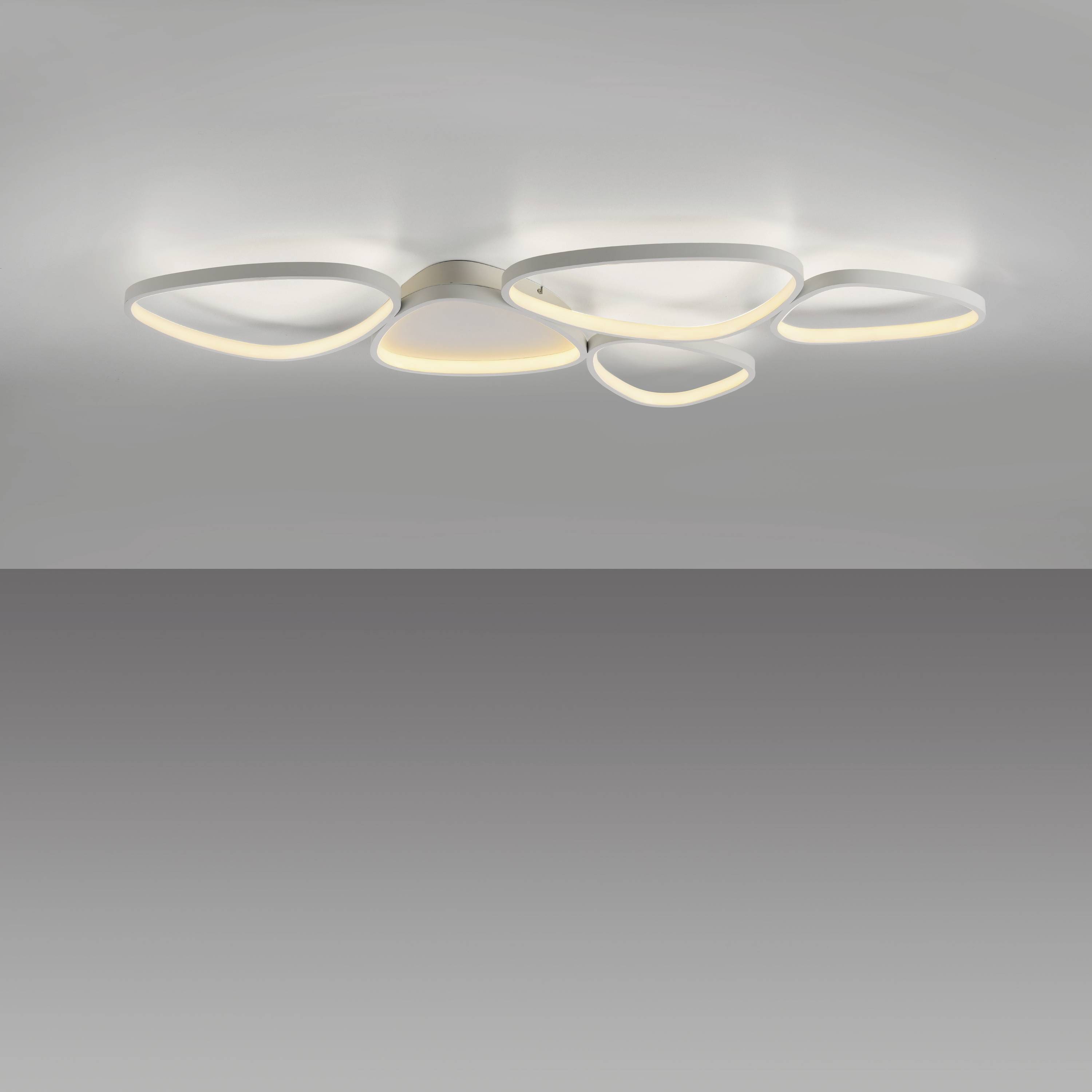 Just Light 14045-16 PEBBLES LED-Deckenleuchte LED LED fest eingebaut 42W Weiß