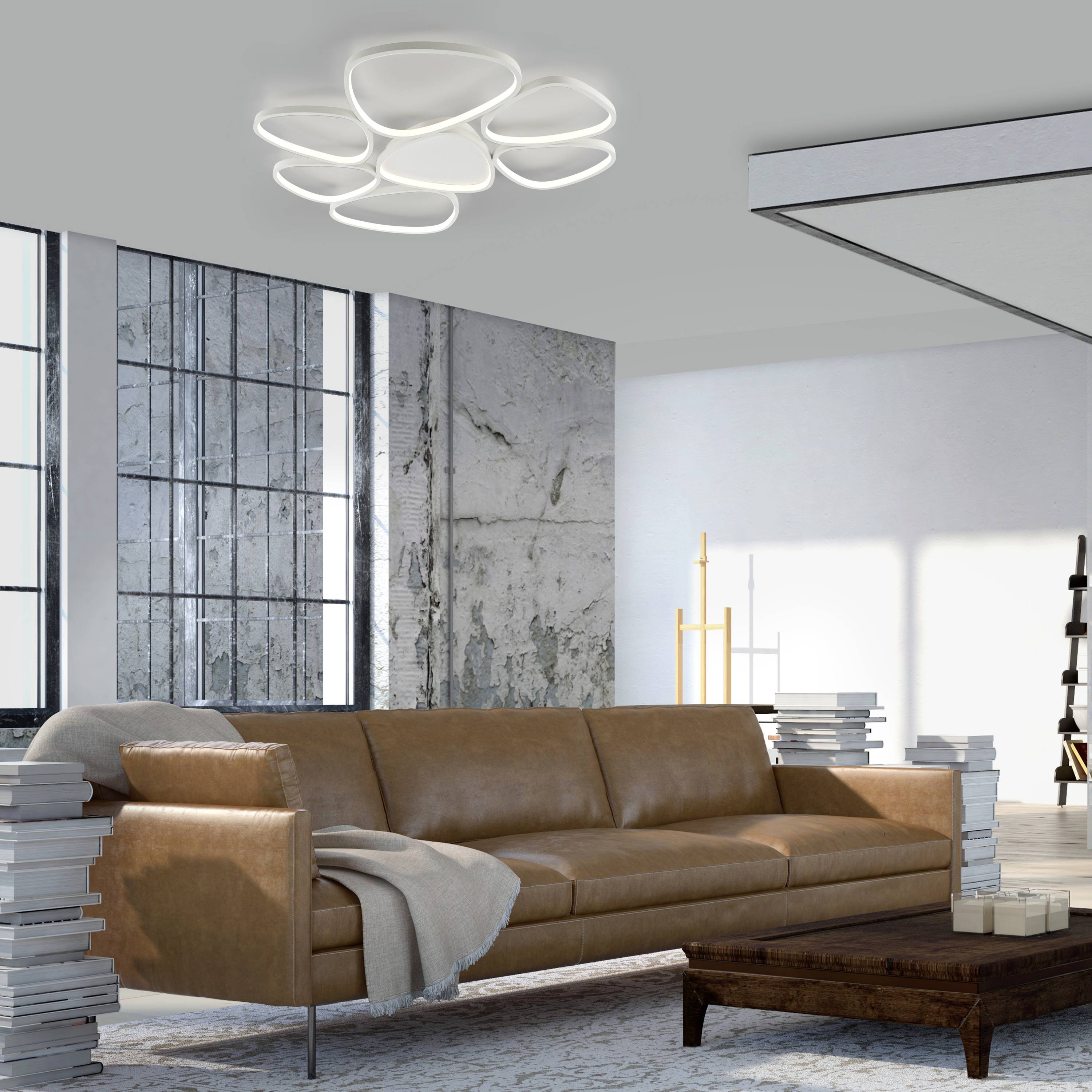 Just Light 14046-16 PEBBLES LED-Deckenleuchte LED LED fest eingebaut 54W Weiß