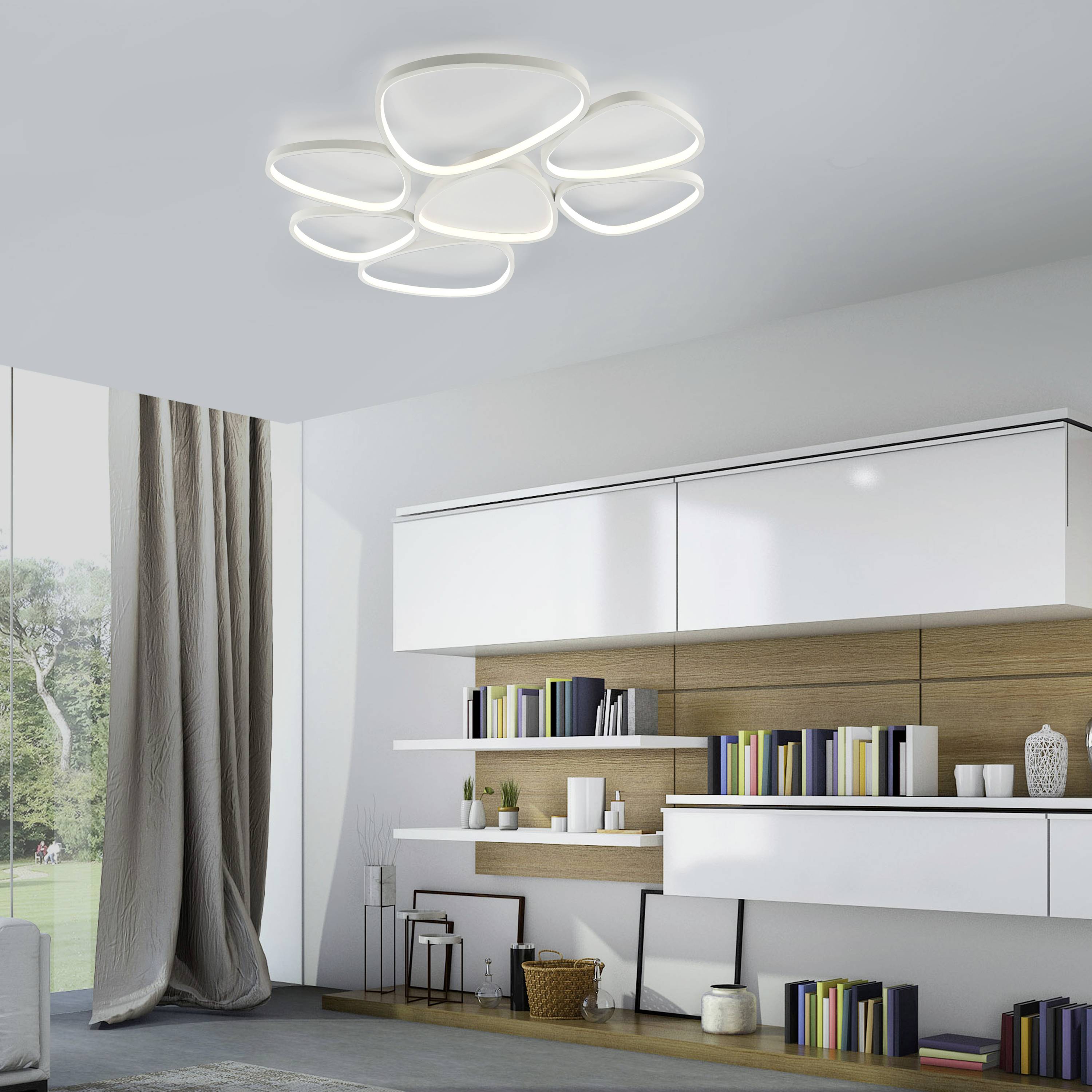 Just Light 14046-16 PEBBLES LED-Deckenleuchte LED LED fest eingebaut 54W Weiß