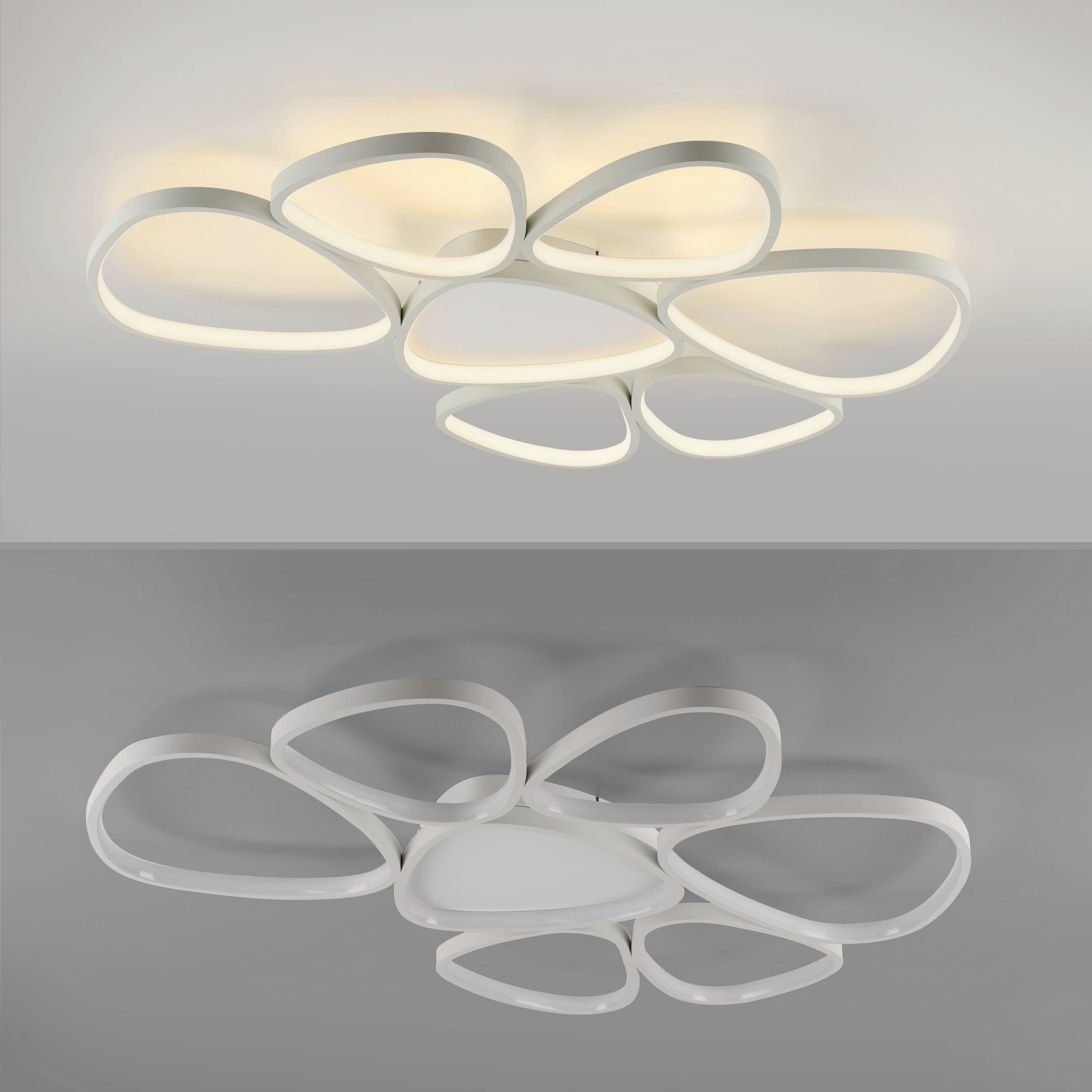 Just Light 14046-16 PEBBLES LED-Deckenleuchte LED LED fest eingebaut 54W Weiß