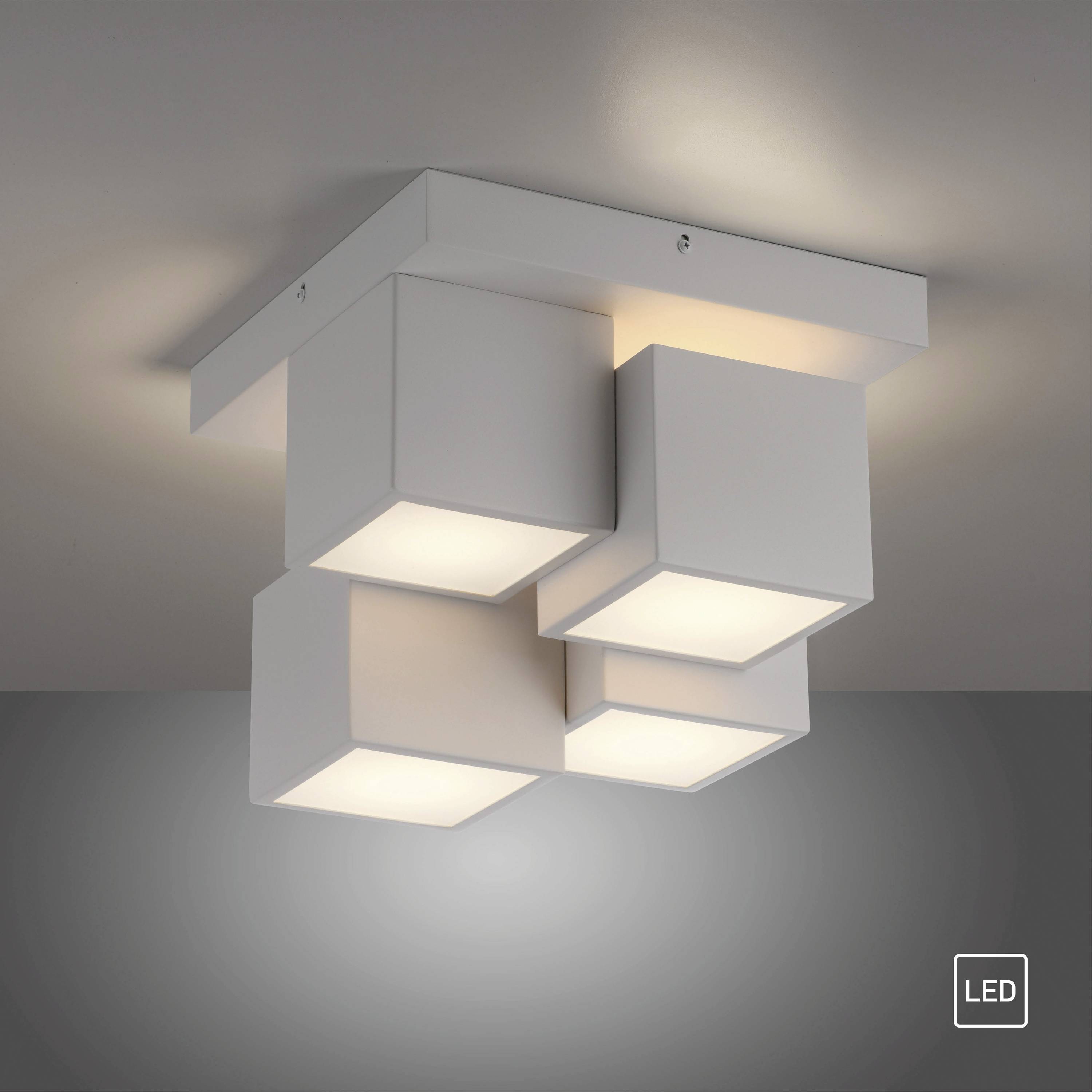 Just Light 14114-16 TETRIS LED-Deckenleuchte LED LED fest eingebaut 17W Weiß