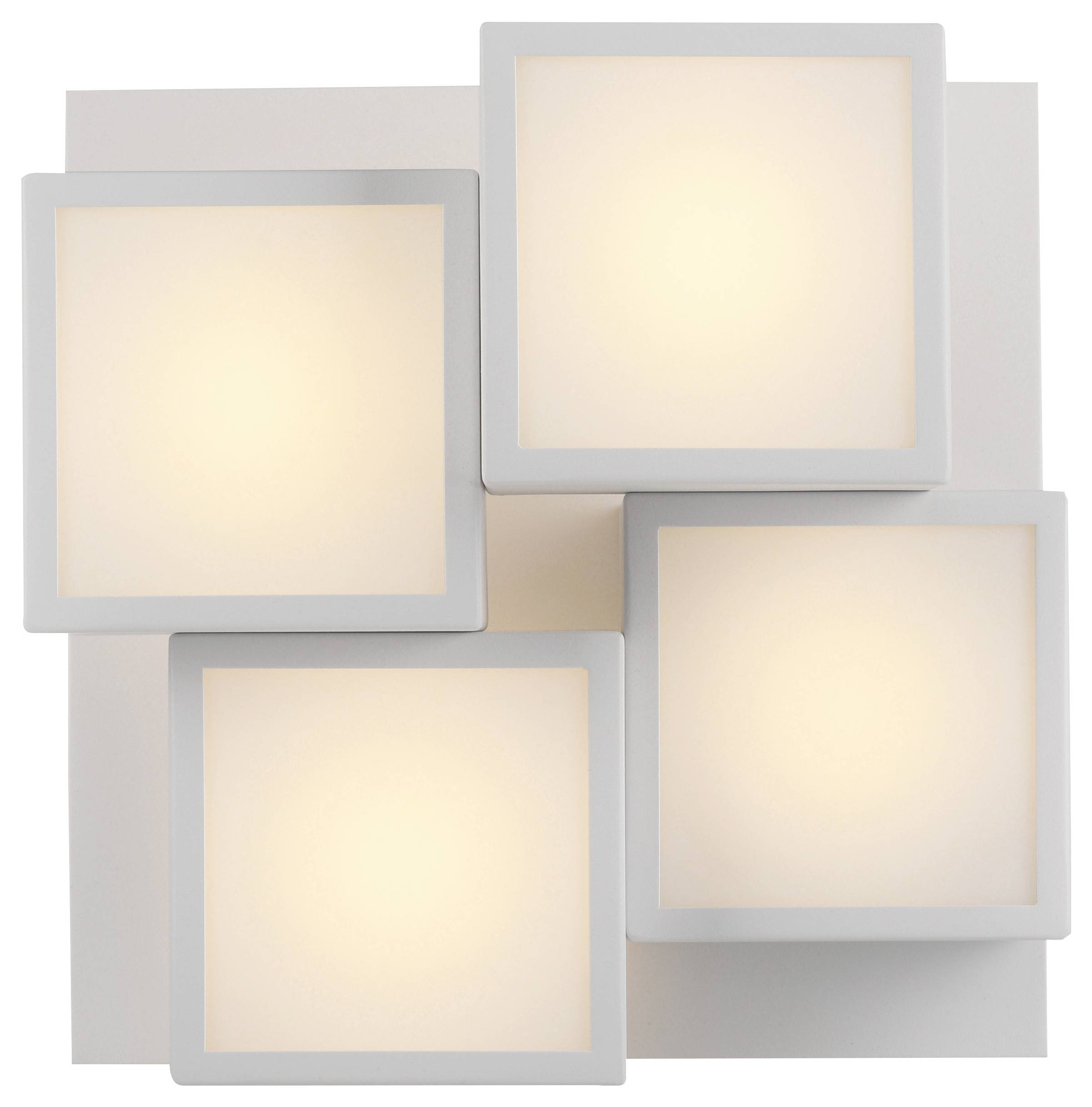 Just Light 14114-16 TETRIS LED-Deckenleuchte LED LED fest eingebaut 17W Weiß