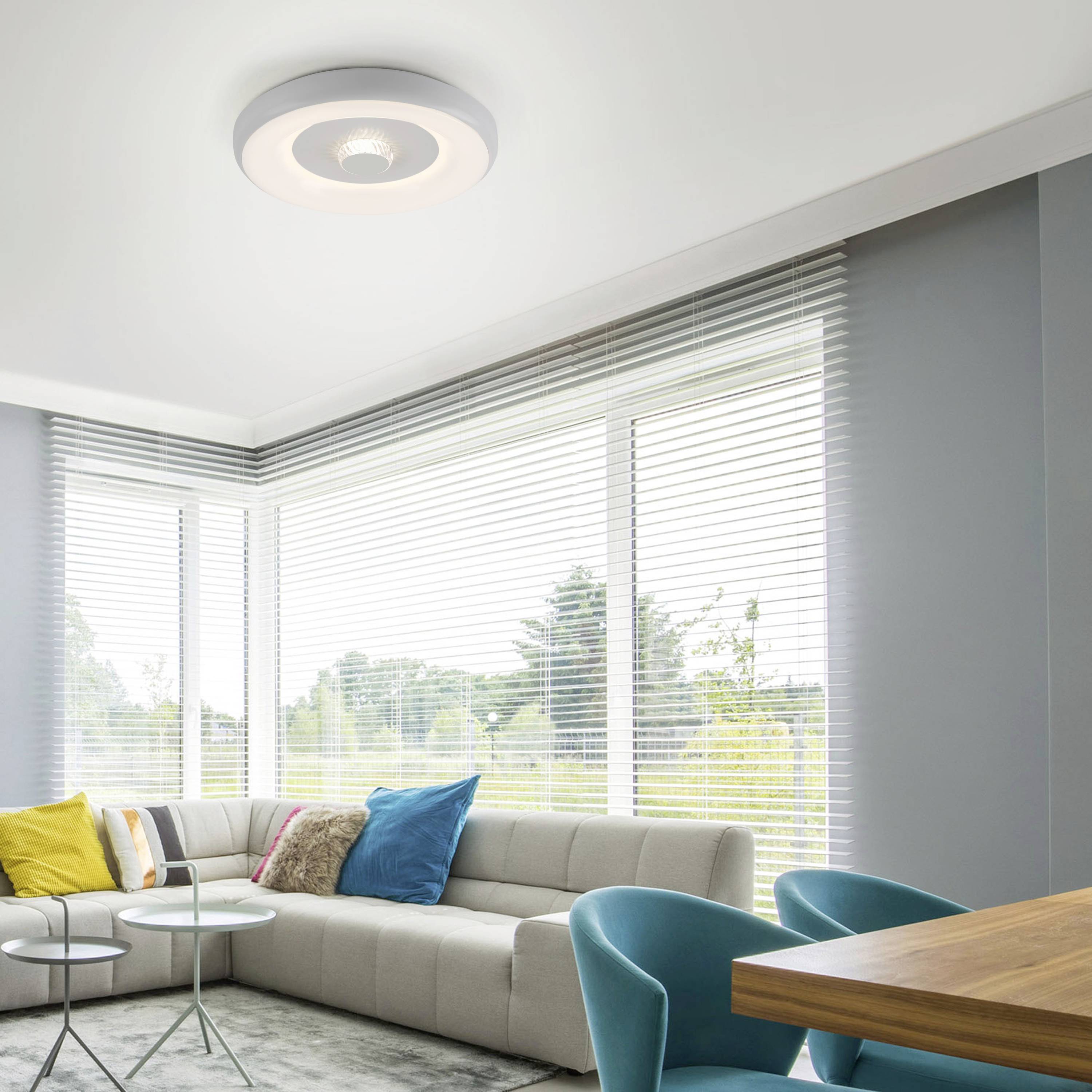 Just Light 14271-16 LOLASMART VERTIGO LED-Deckenleuchte LED LED fest eingebaut 19W Weiß