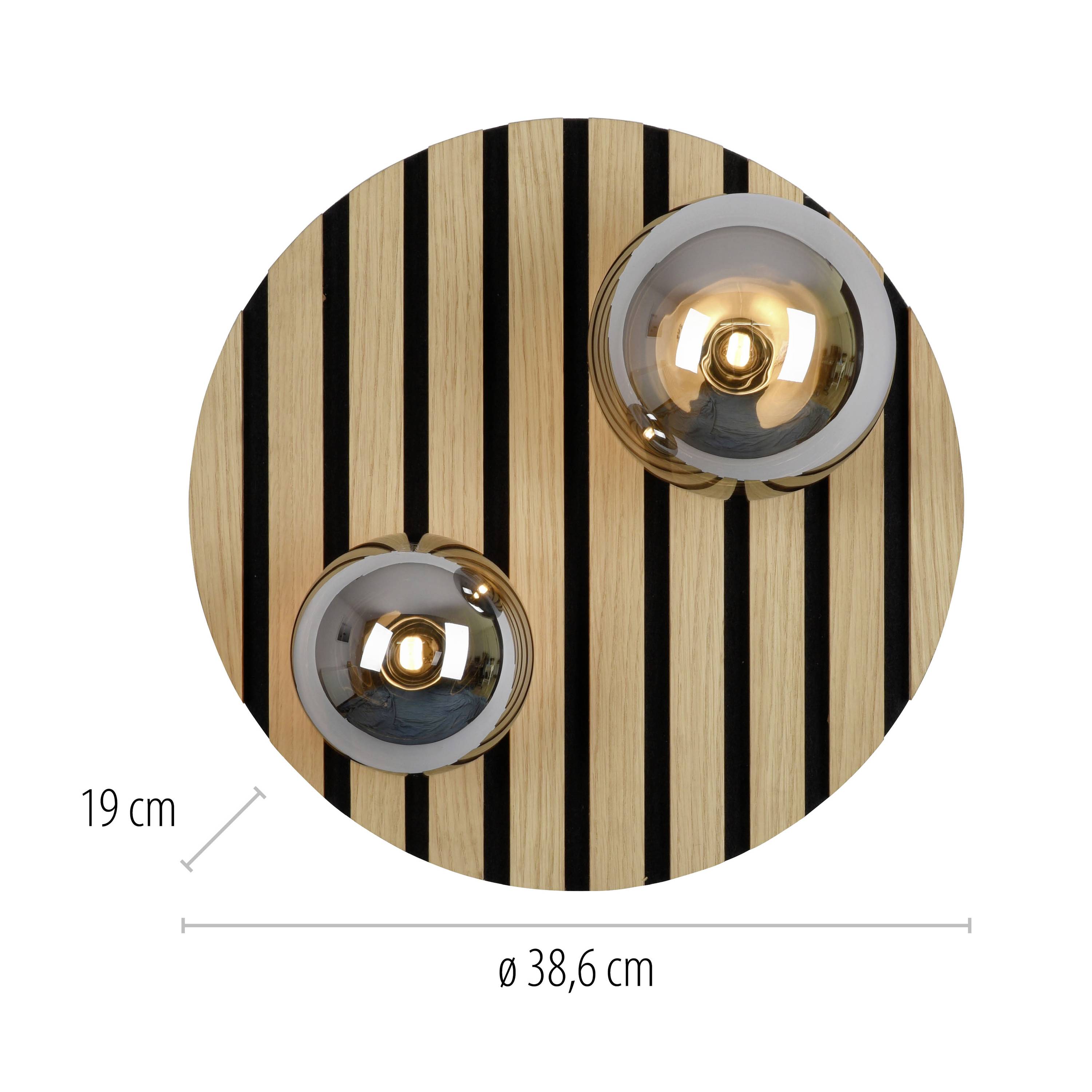 Just Light 15208-79 GREEN STIKA Deckenleuchte G9 10W Holz