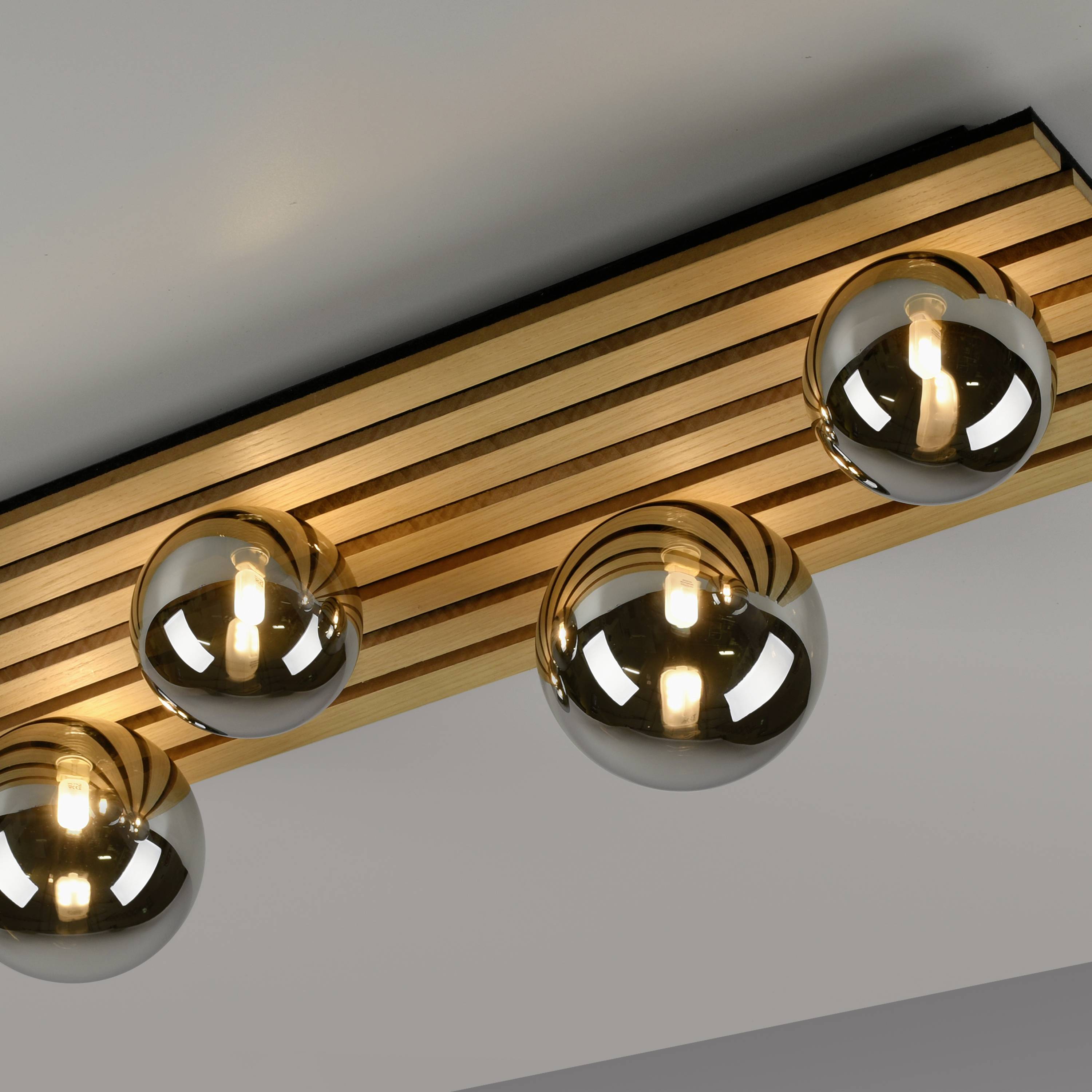 Just Light 15209-79 GREEN STIKA Deckenleuchte G9 20W Holz