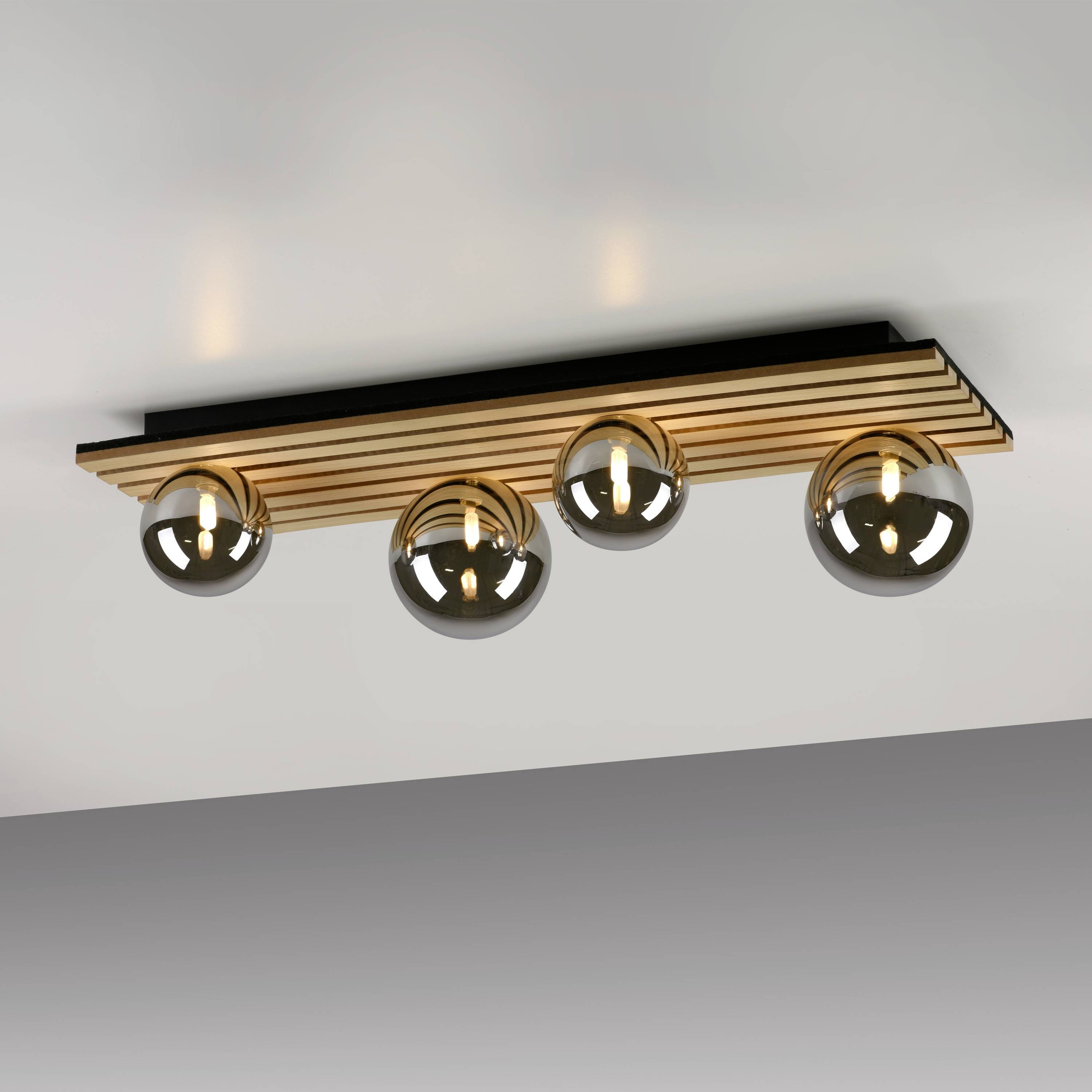 Just Light 15209-79 GREEN STIKA Deckenleuchte G9 20W Holz