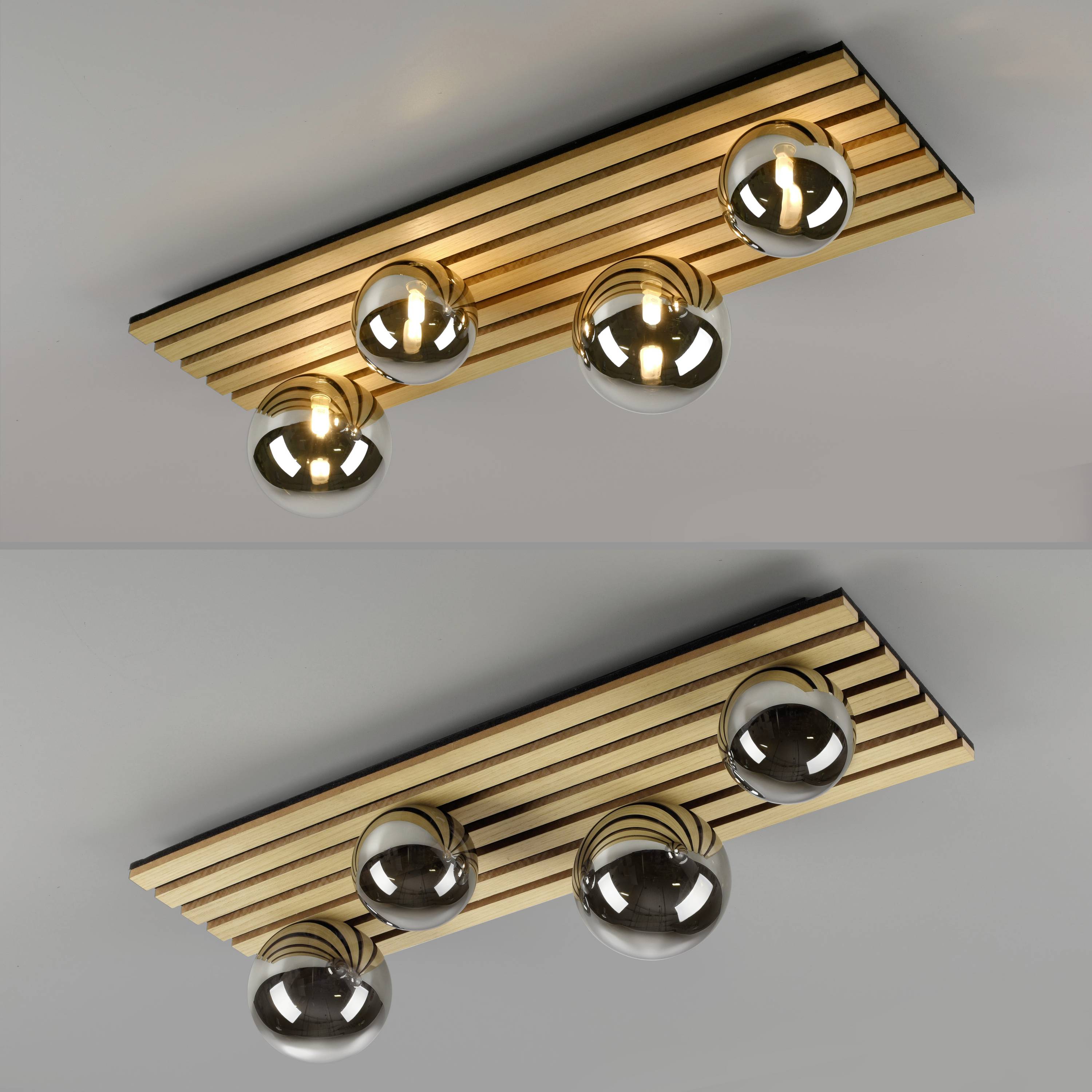 Just Light 15209-79 GREEN STIKA Deckenleuchte G9 20W Holz