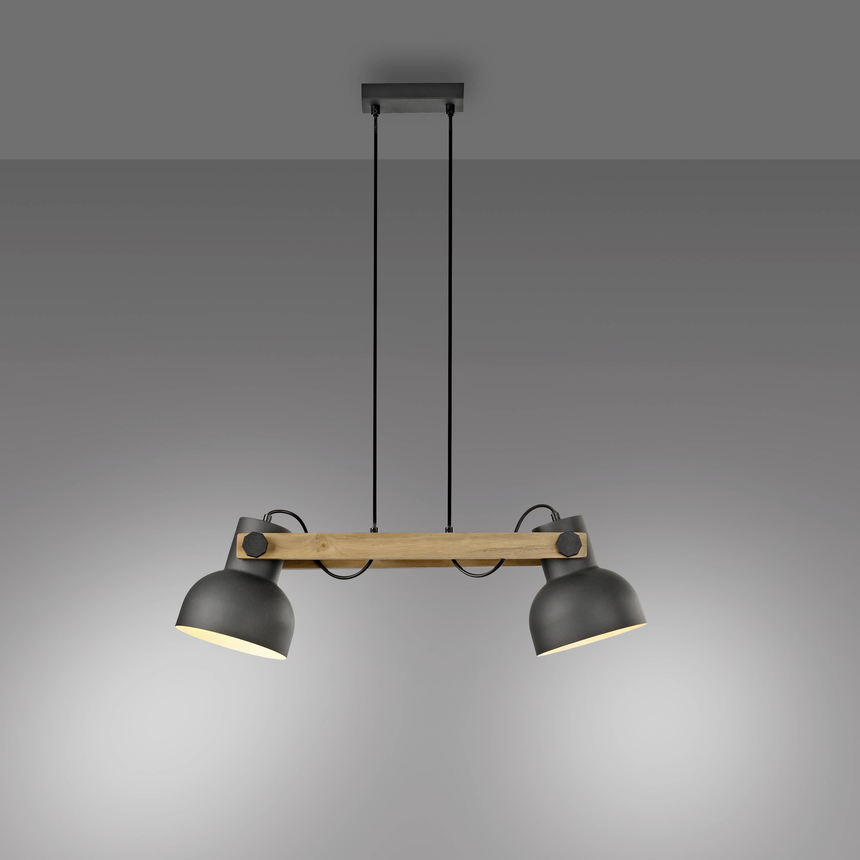 Just Light CUP 2.0 15742-18 Pendelleuchte E27 120W Schwarz