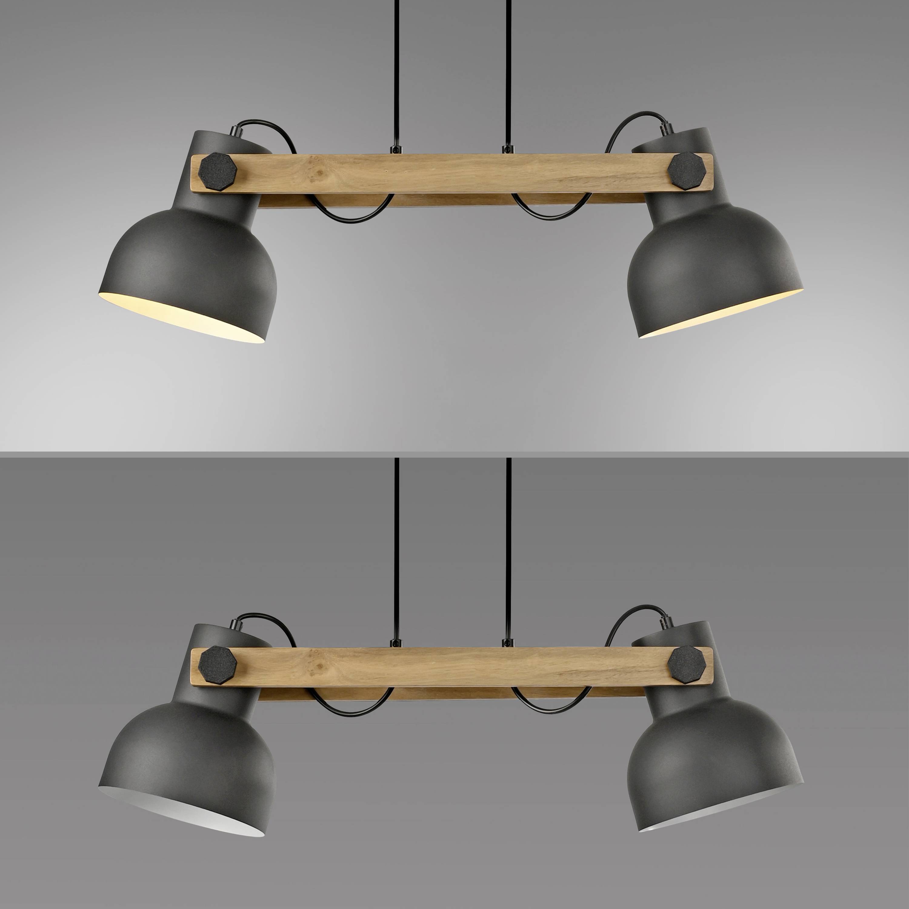 Just Light CUP 2.0 15742-18 Pendelleuchte E27 120W Schwarz