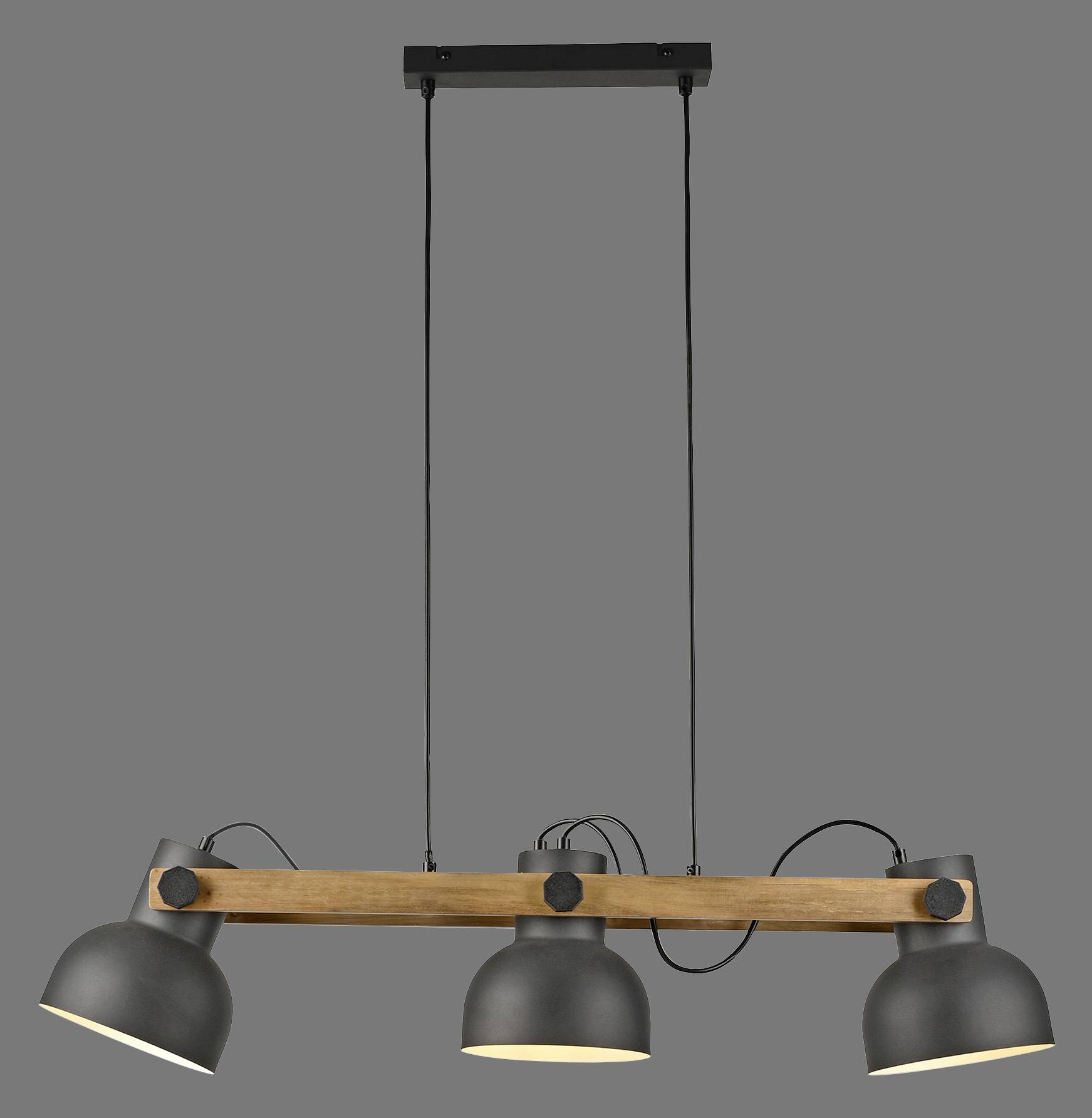 Just Light CUP 2.0 15743-18 Pendelleuchte E27 180W Schwarz