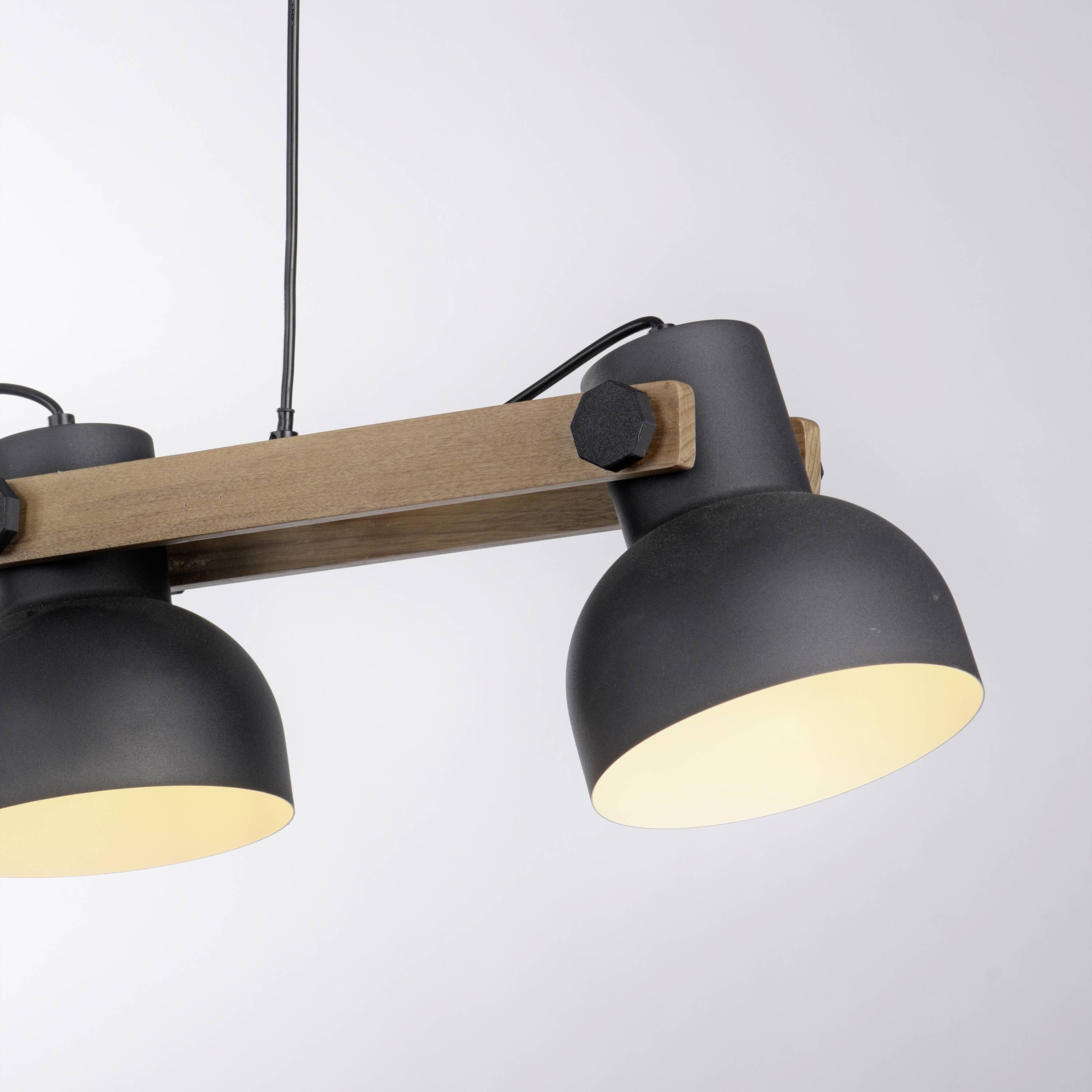 Just Light CUP 2.0 15743-18 Pendelleuchte E27 180W Schwarz