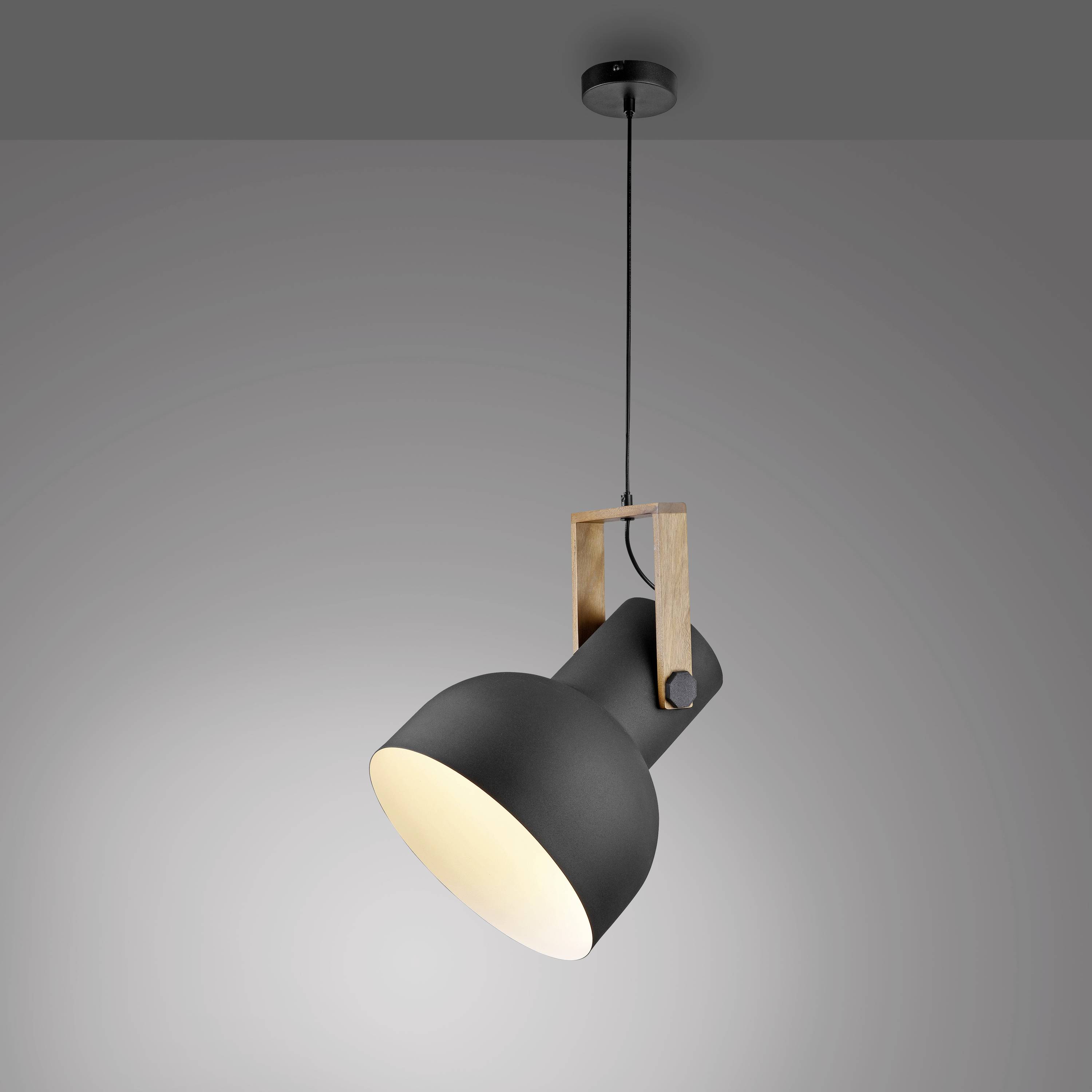 Just Light CUP 2.0 15747-18 Pendelleuchte E27 60W Schwarz