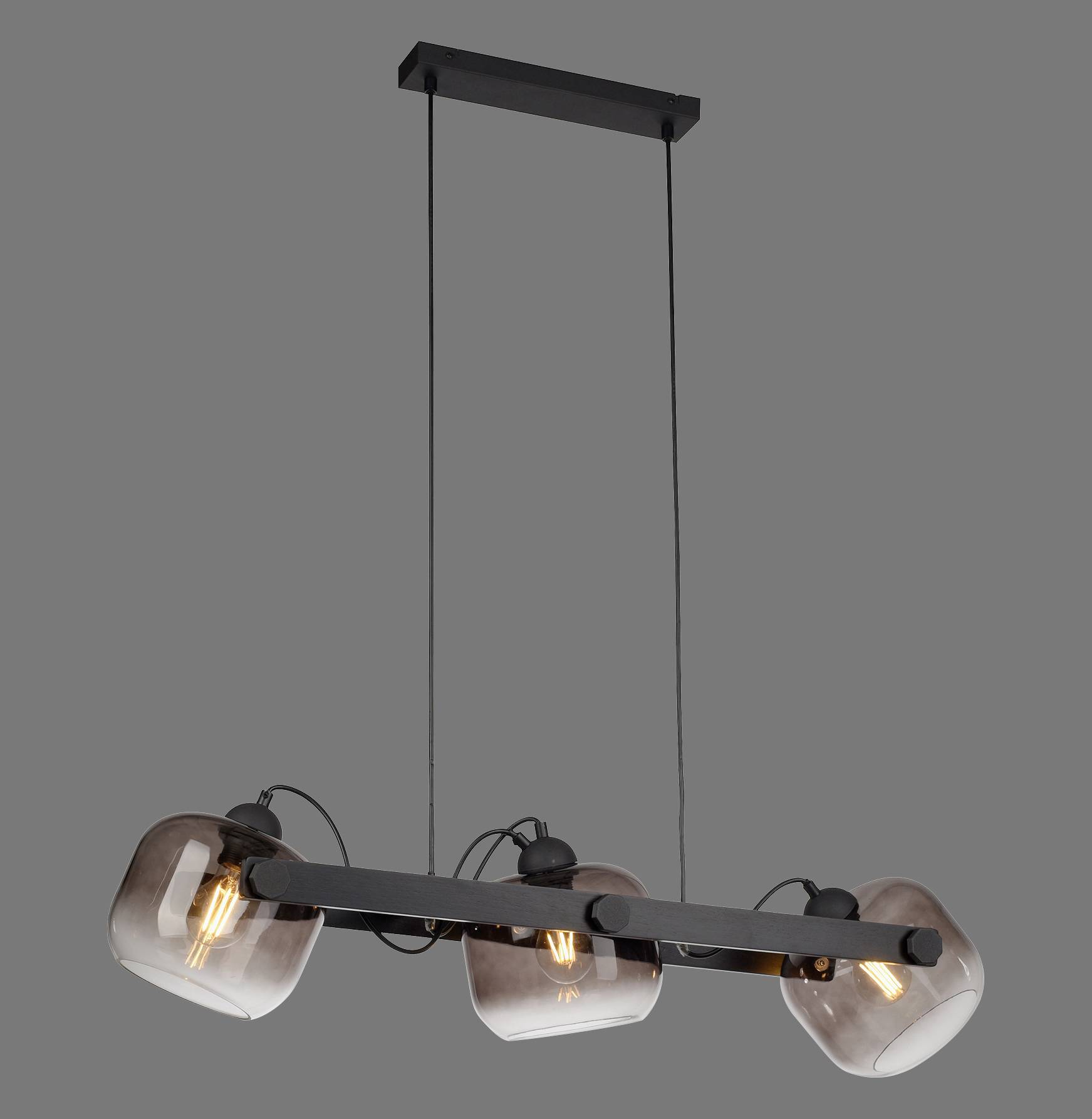 Just Light CUP 2.0 15753-18 Pendelleuchte E27 180W Schwarz