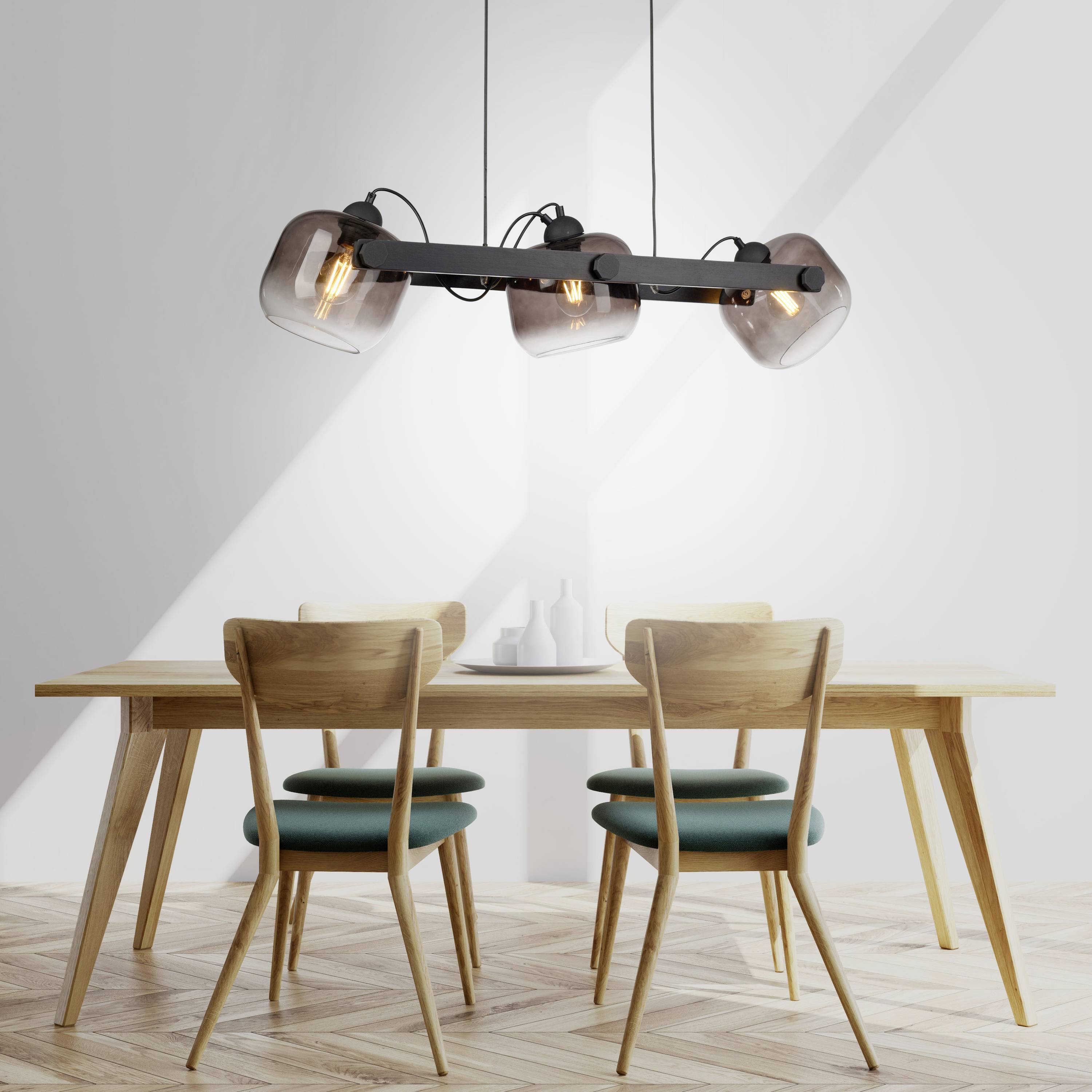 Just Light CUP 2.0 15753-18 Pendelleuchte E27 180W Schwarz