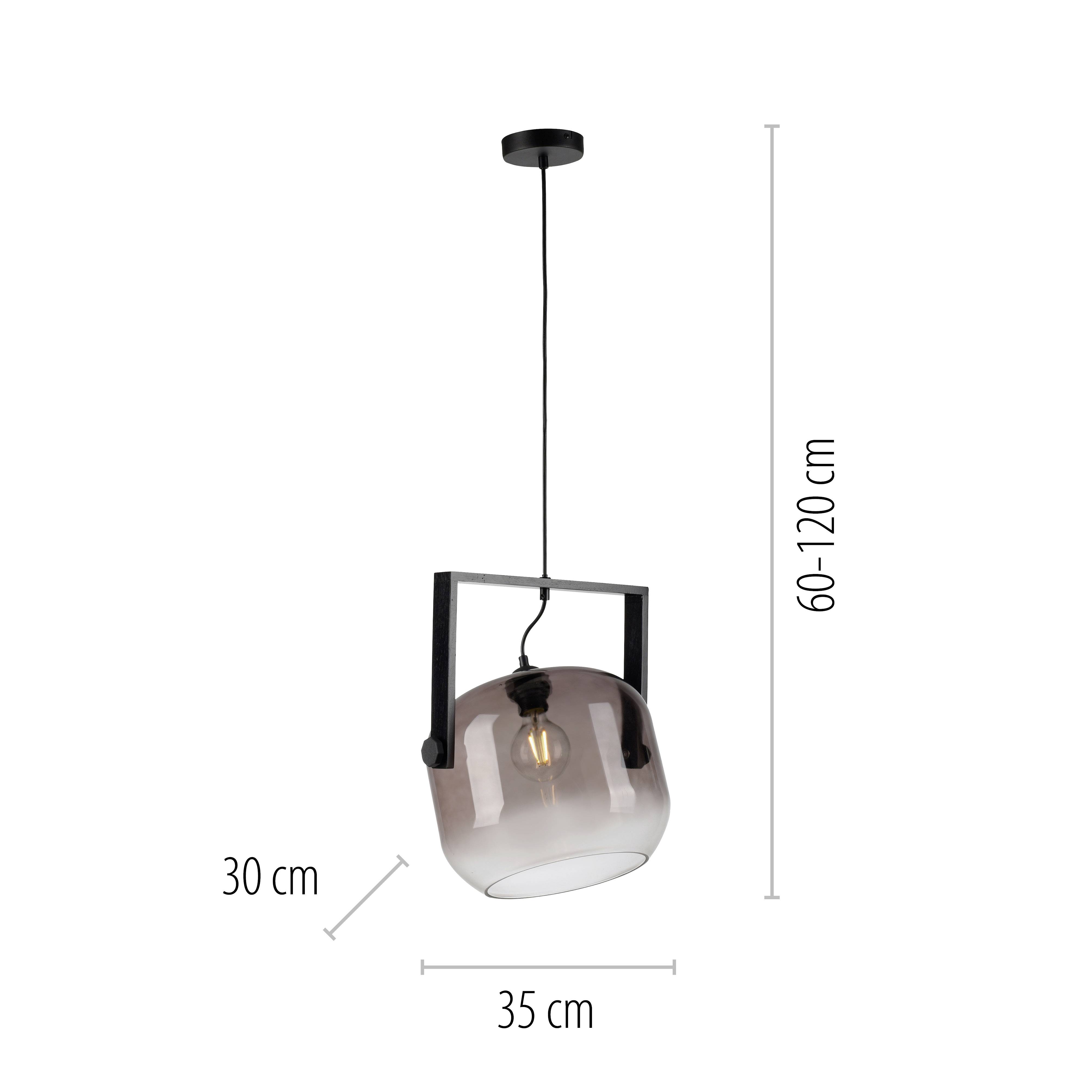 Just Light CUP 2.0 15757-18 Pendelleuchte E27 60W Schwarz