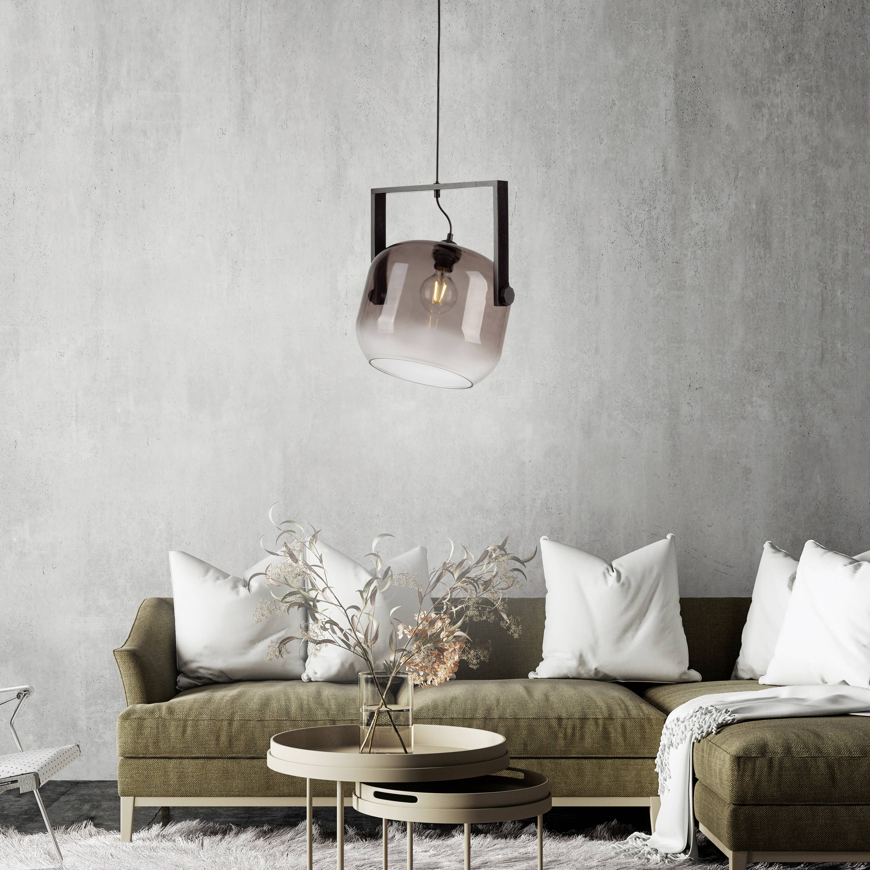 Just Light CUP 2.0 15757-18 Pendelleuchte E27 60W Schwarz