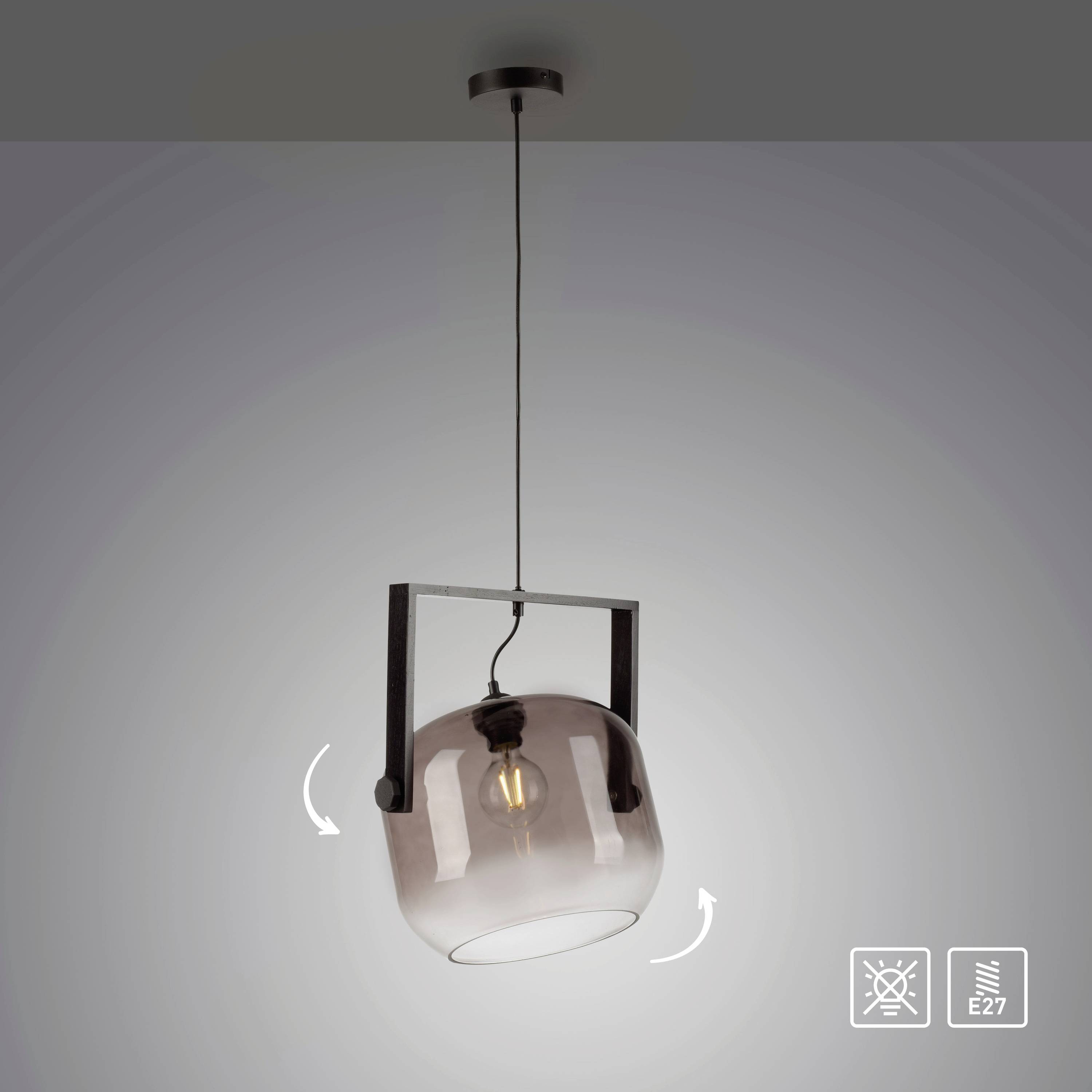 Just Light CUP 2.0 15757-18 Pendelleuchte E27 60W Schwarz