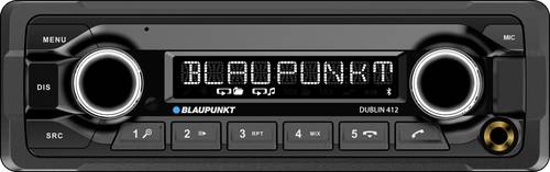 Blaupunkt DUBLIN 412 Autoradio inkl. Fernbedienung, Bluetooth®-Freisprecheinrichtung