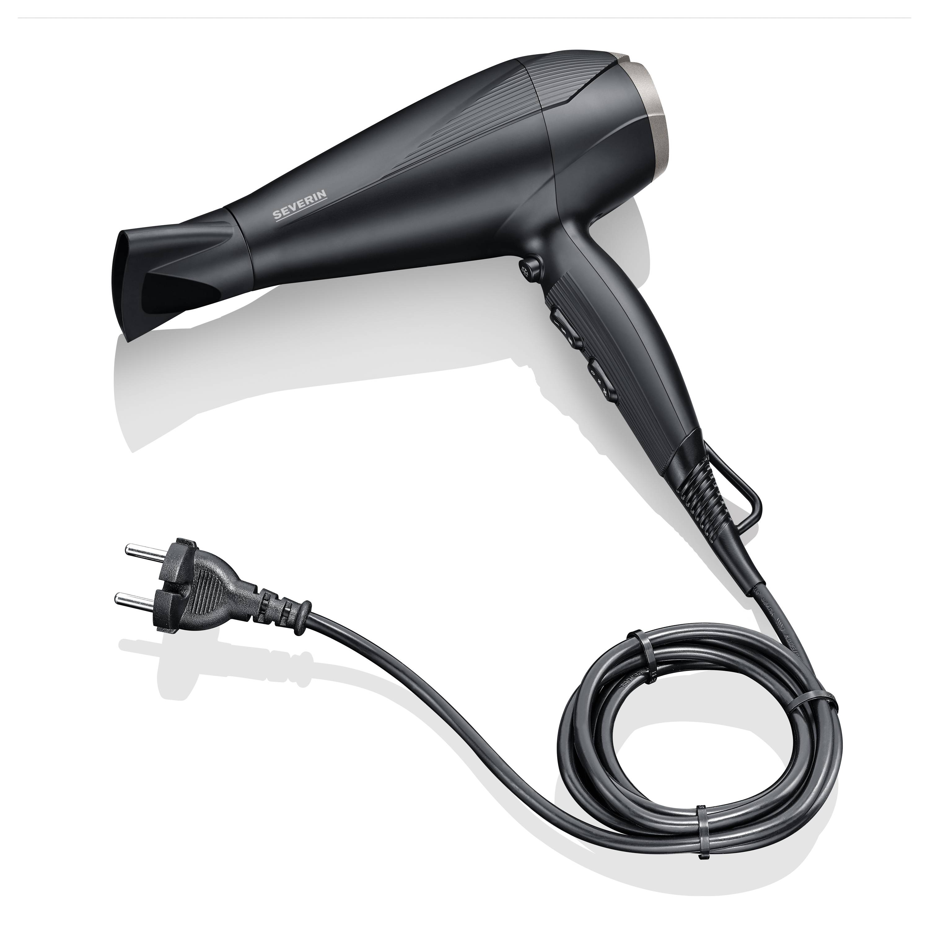 Severin HT0167 Haartrockner Schwarz/Silber