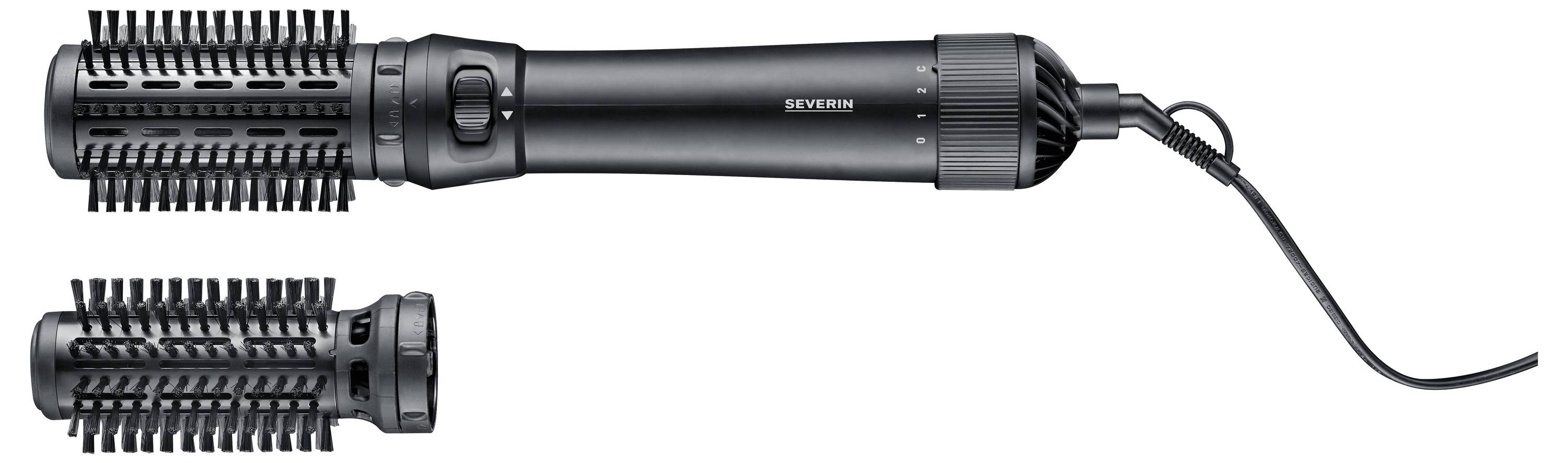 Severin WL0241 Warmluftbürste Schwarz, Anthrazit