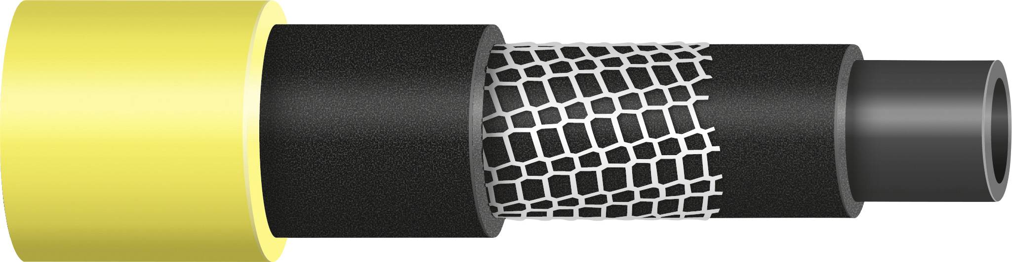 Hozelock 100-101-202 12.5 mm Meterware Gelb Gartenschlauch