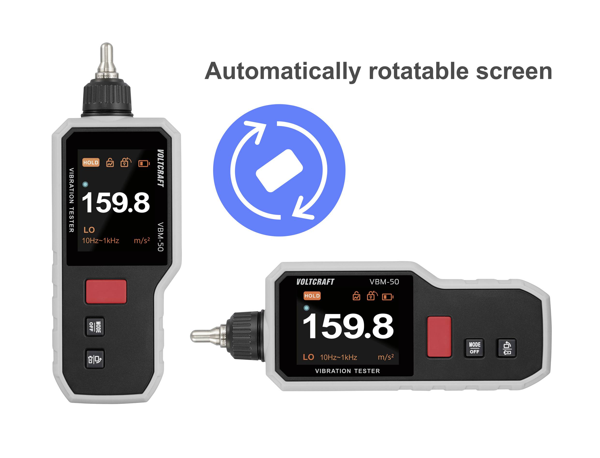 VOLTCRAFT VBM-50 Vibrationsmessgerät