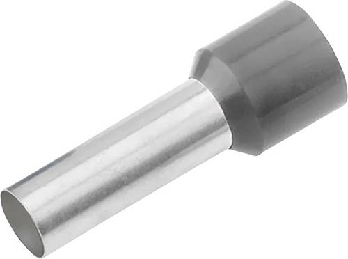 Cimco 187021 Ferrule Partially insulated 4 mm² Grey 100 pcs Bootlace